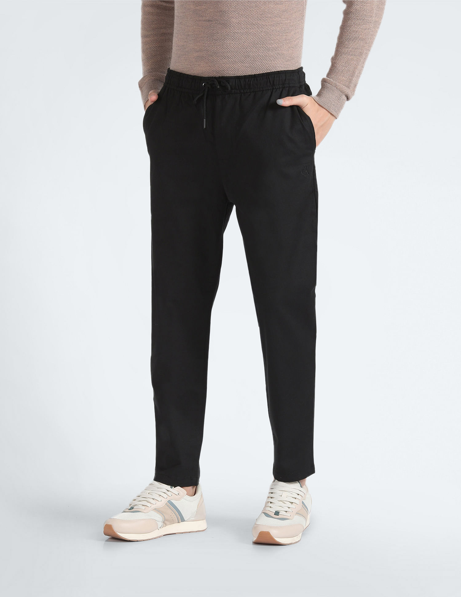 Regular Fit Corduroy trousers - Sage green - Men | H&M IN