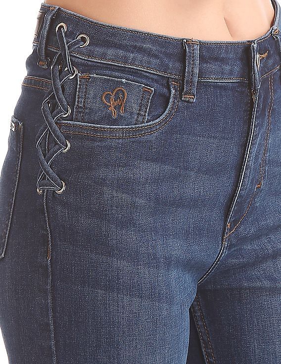 Flying Machine Women Skinny Fit High Rise Jeans