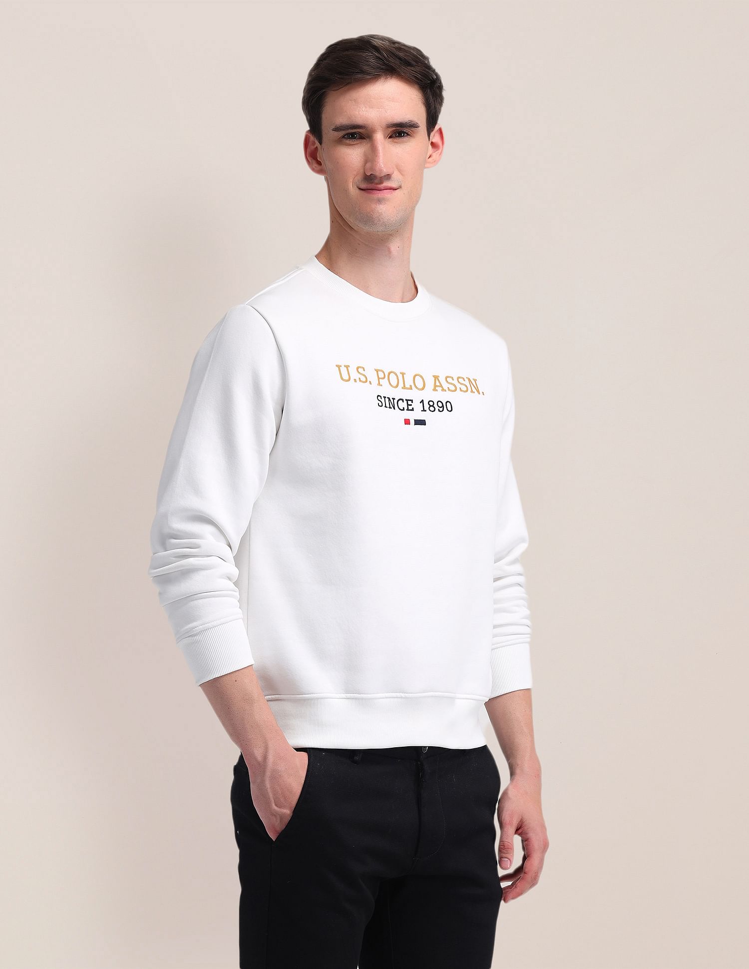 U.S. Polo Assn. Denim Co. Regular Fit Embroidered Sweatshirt