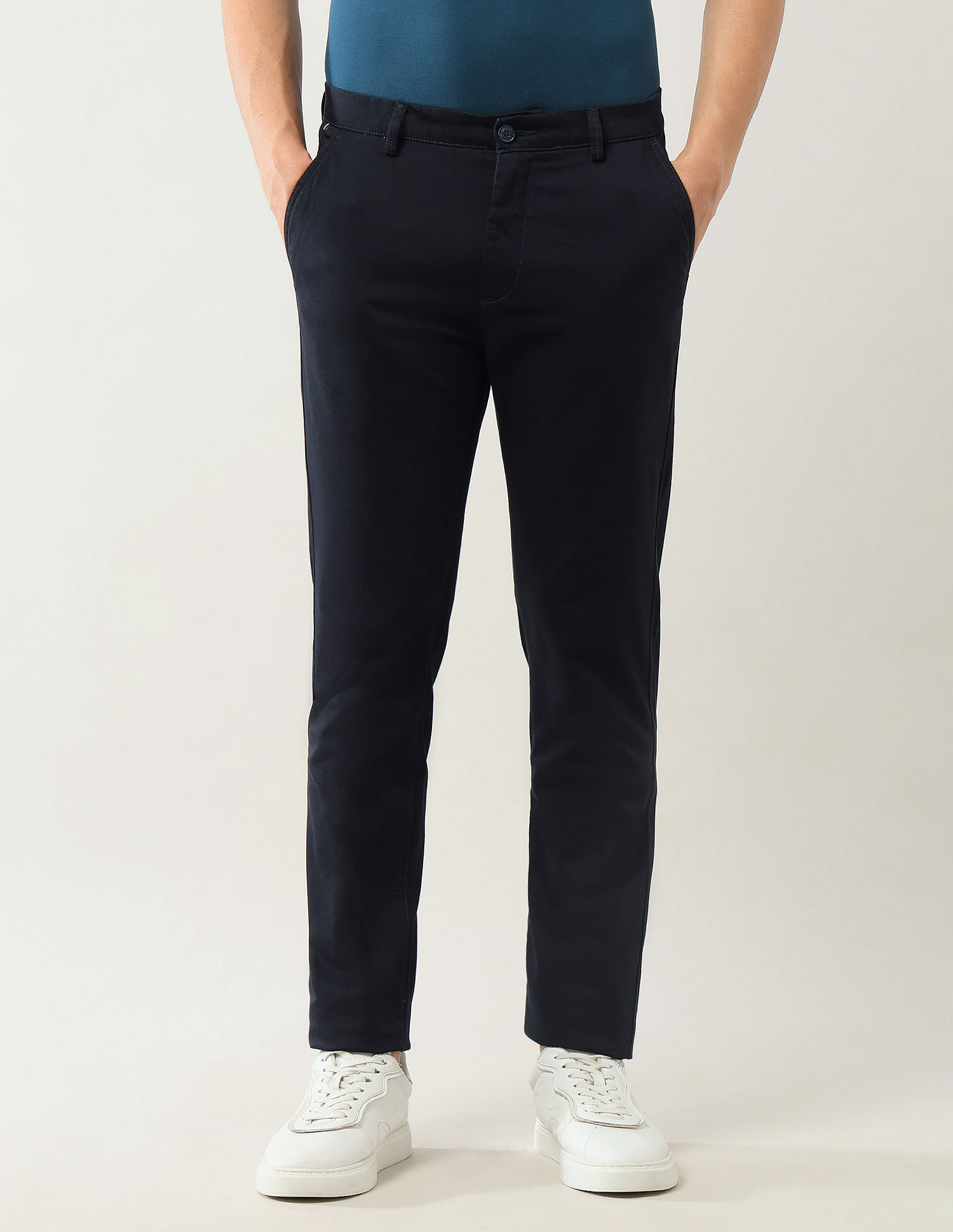 Arrow Sport Dobby Slim Fit Trousers