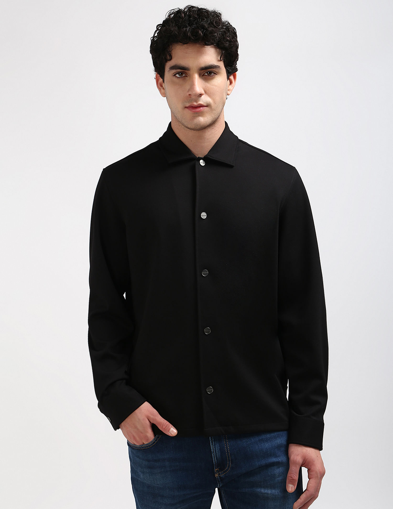 Calvin Klein Jeans Comfort Knit Boxy Fit Shirt
