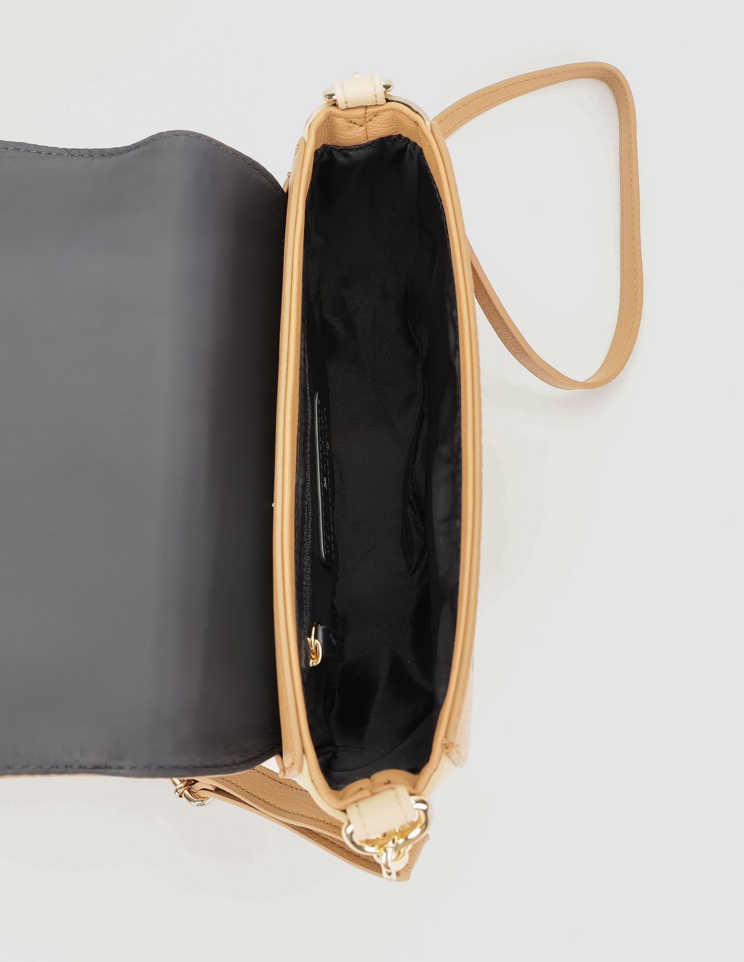 Tommy Hilfiger Colorblock Beige Pu Sling Bag