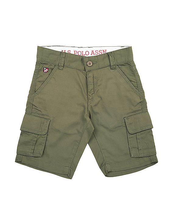 Polo with best sale cargo shorts