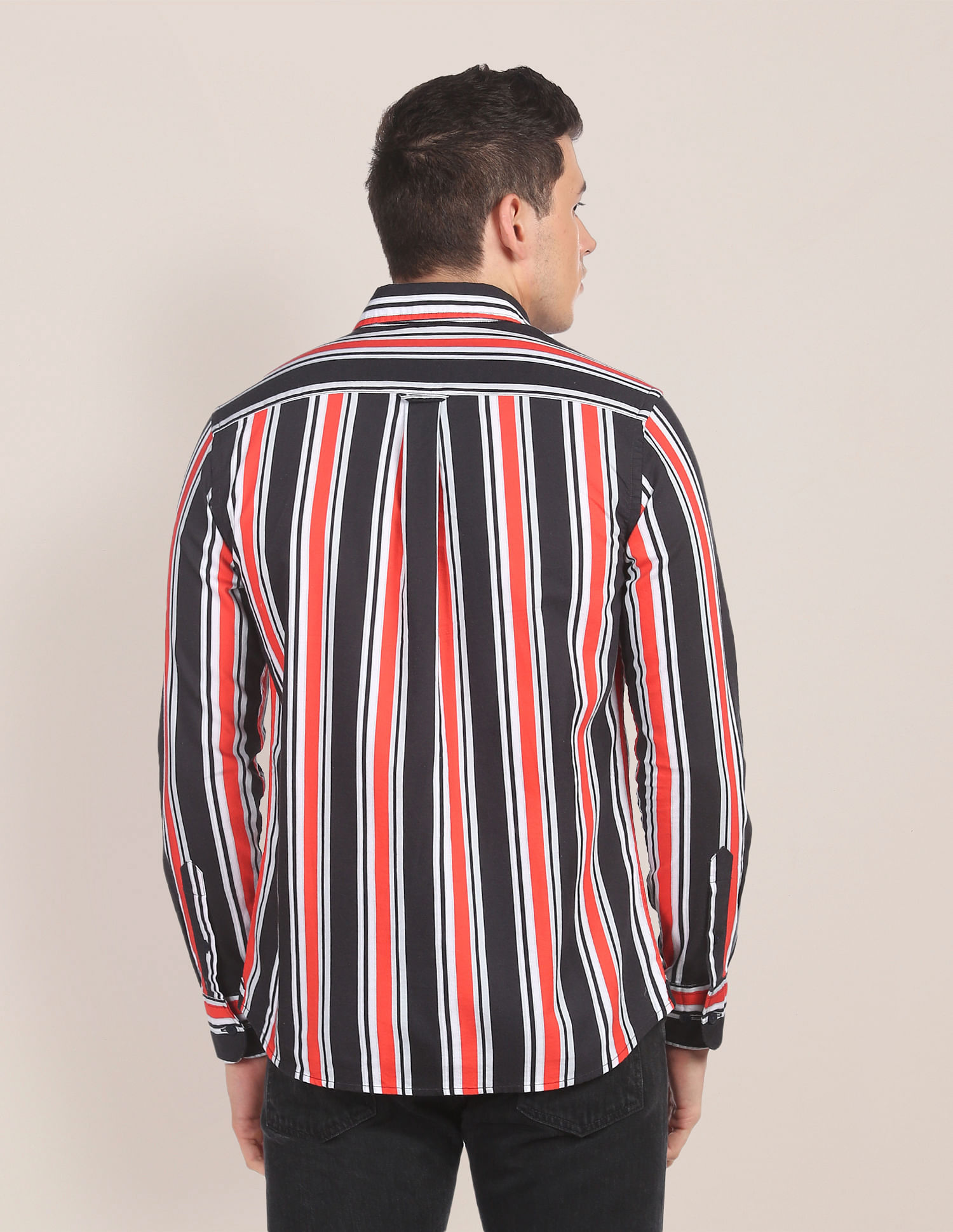 U.S. Polo Assn. Tailored Regular Fit Striped Casual Shirt