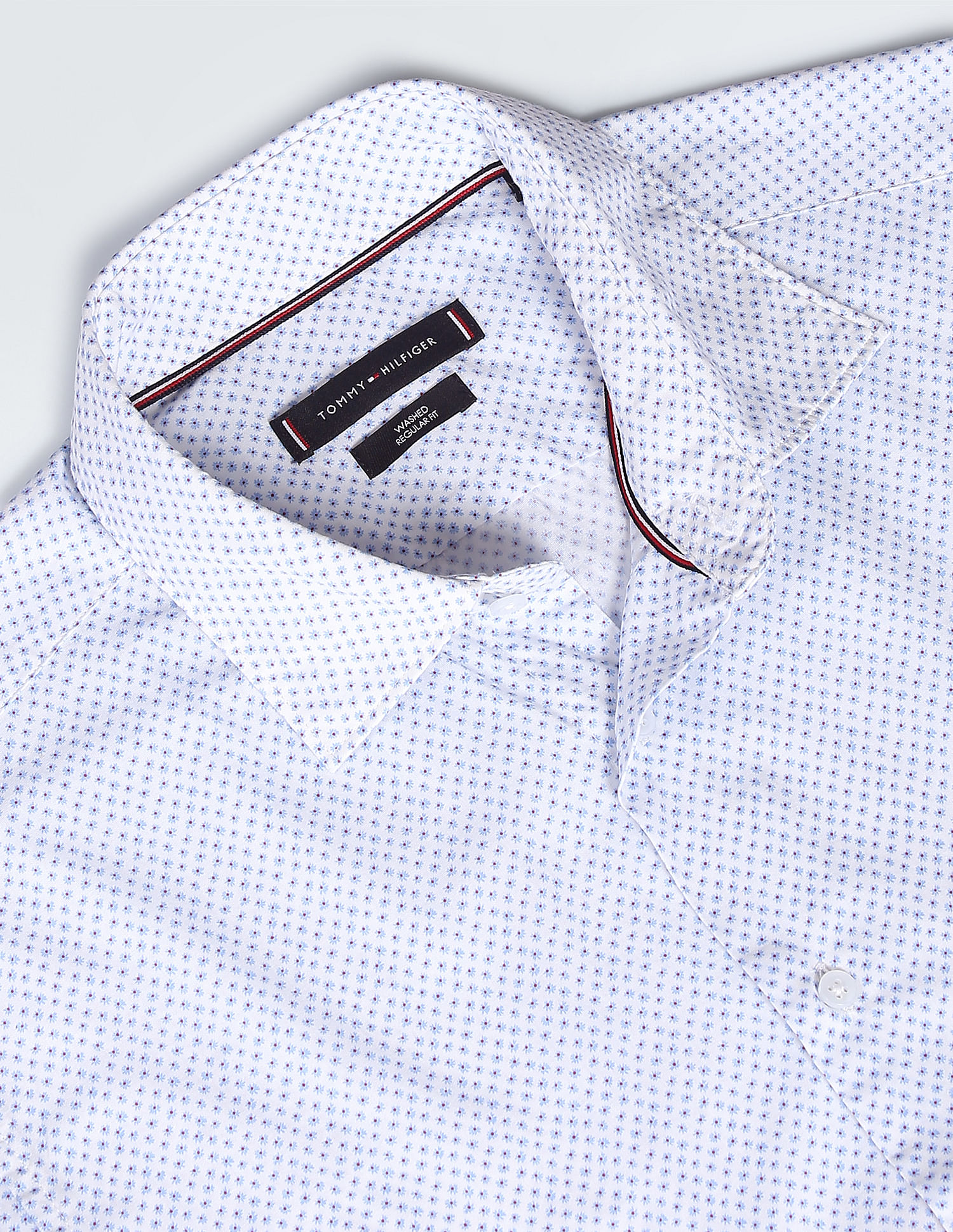 Tommy Hilfiger Floral Print Cotton Shirt