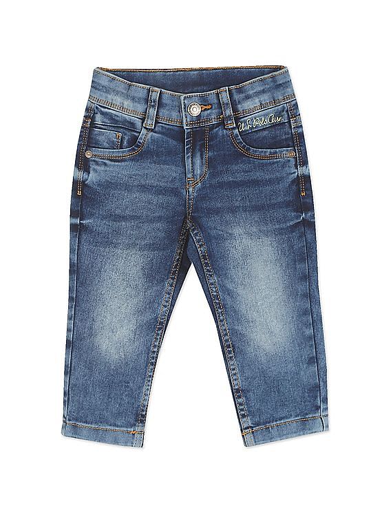 U.S. Polo Assn. Kids Mid Rise Regular Fit Jeans