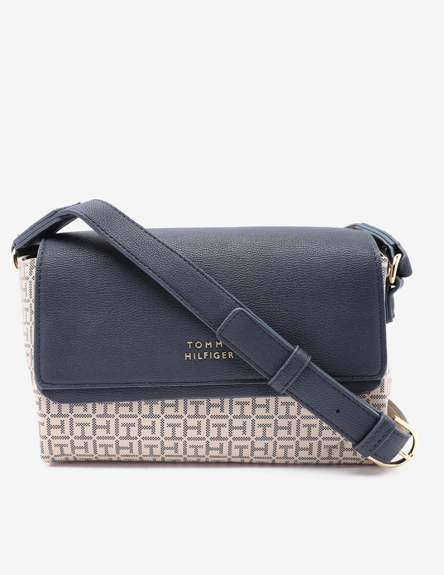 Buy Tommy Hilfiger Logo Blue Pvc Sling Bag