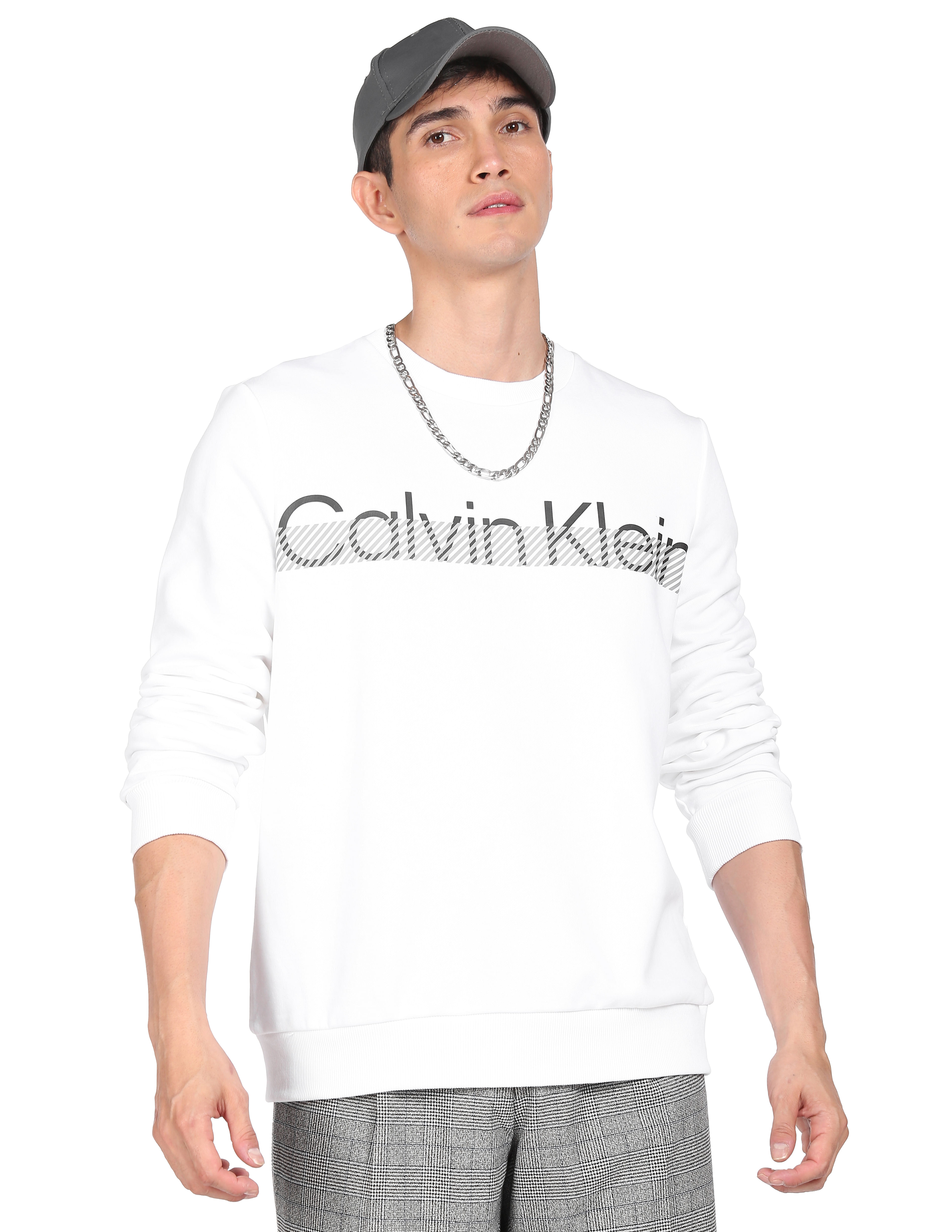 Calvin klein crew neck mens best sale