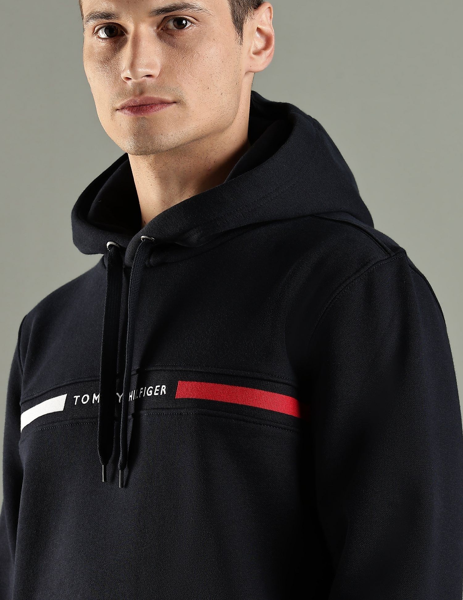 Tommy Hilfiger Embroidered Logo Regular Fit Cotton Sweatshirt