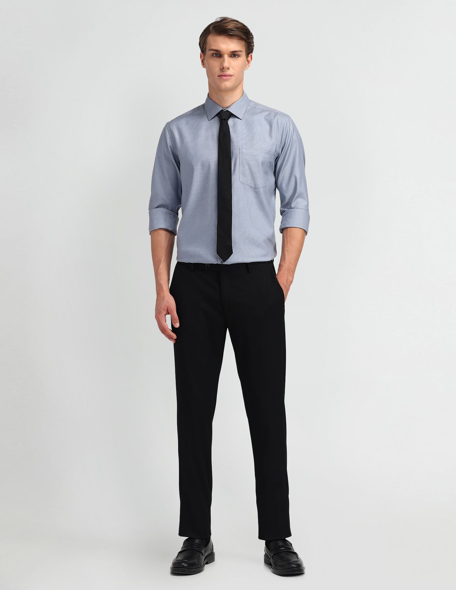 Arrow Liberty Classic Fit Textured Shirt