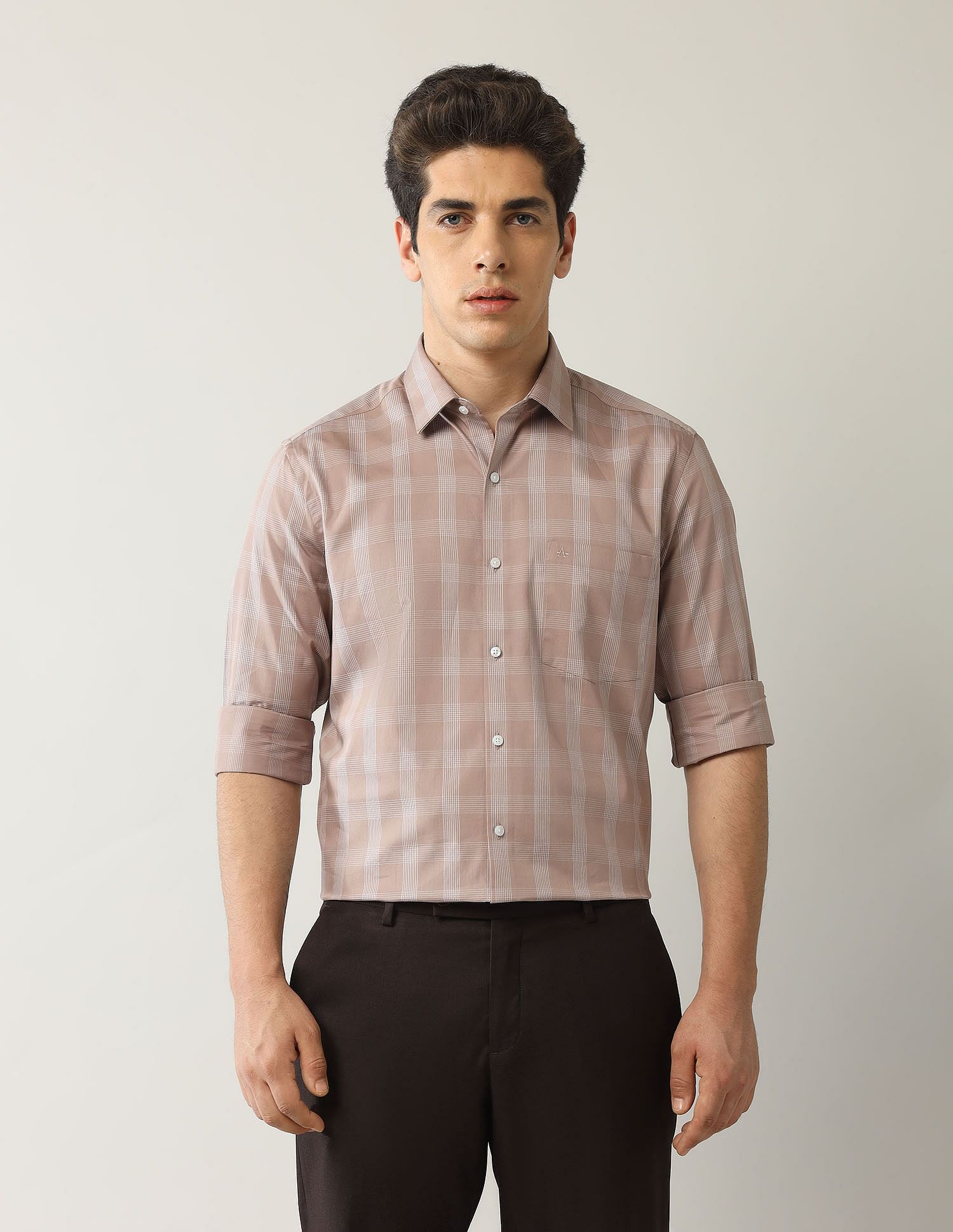 Arrow Geometric Printed Dobby Shirt