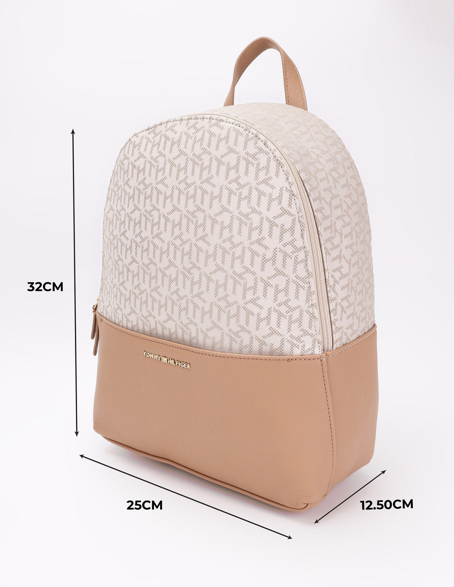 Tommy Hilfiger Logo White Polyester Backpack