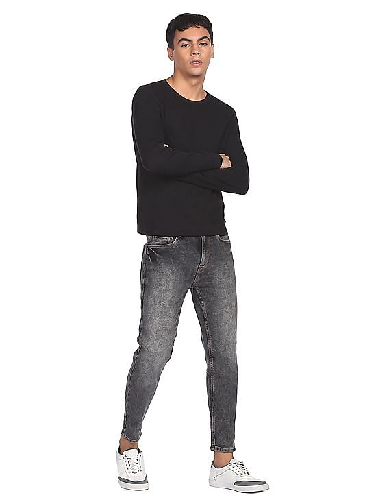 Flying Machine Mankle Slim Fit Acid Wash Jeans