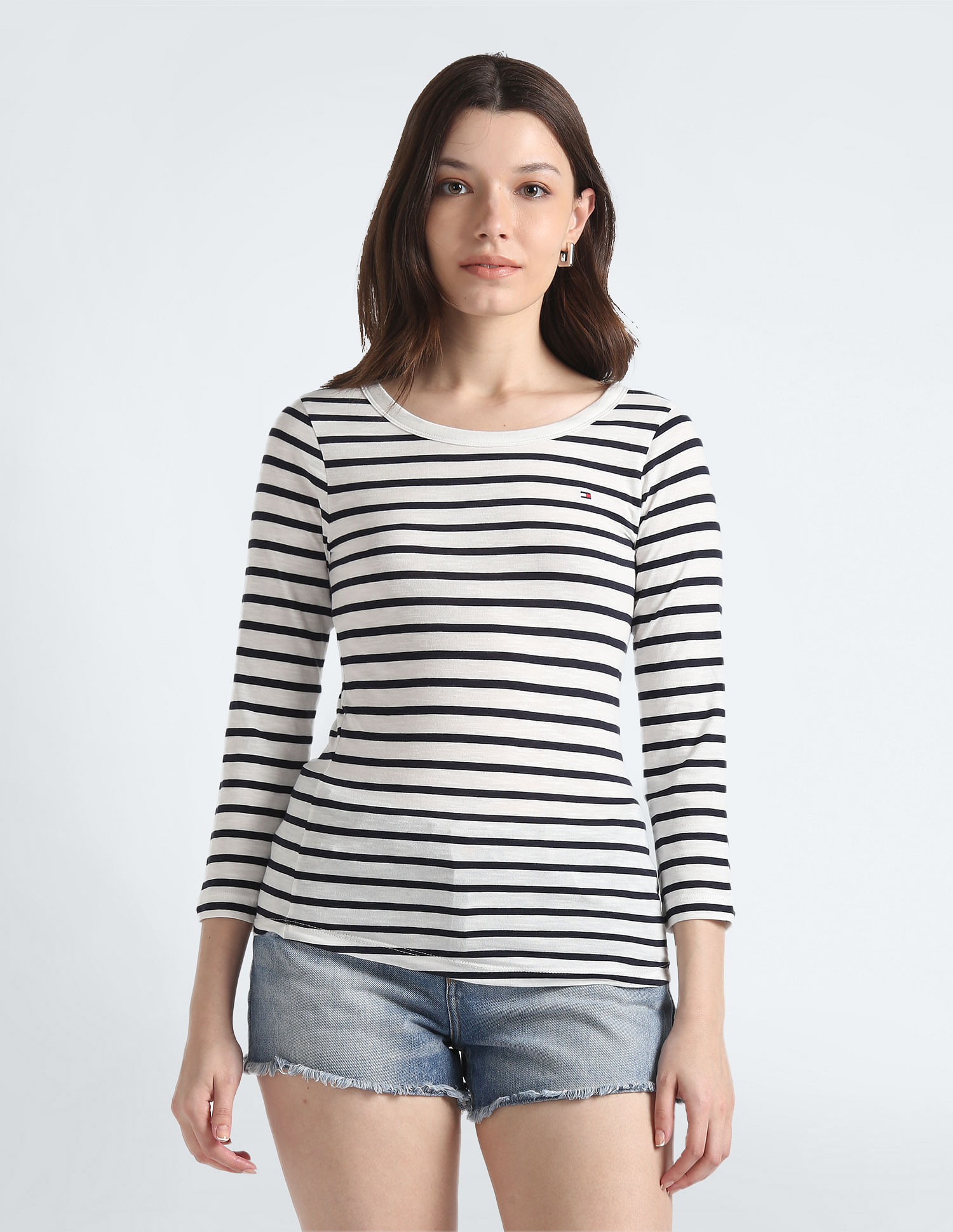 Tommy Hilfiger 1985 Slim Three-Quarter Sleeve T-Shirt