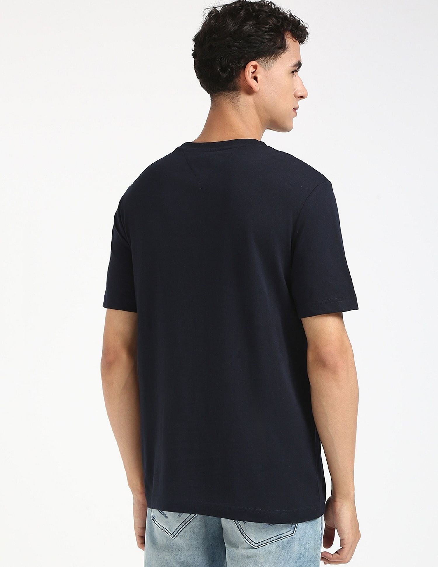 Tommy Hilfiger Embroidered Logo Regular-Fit Cotton T-Shirt