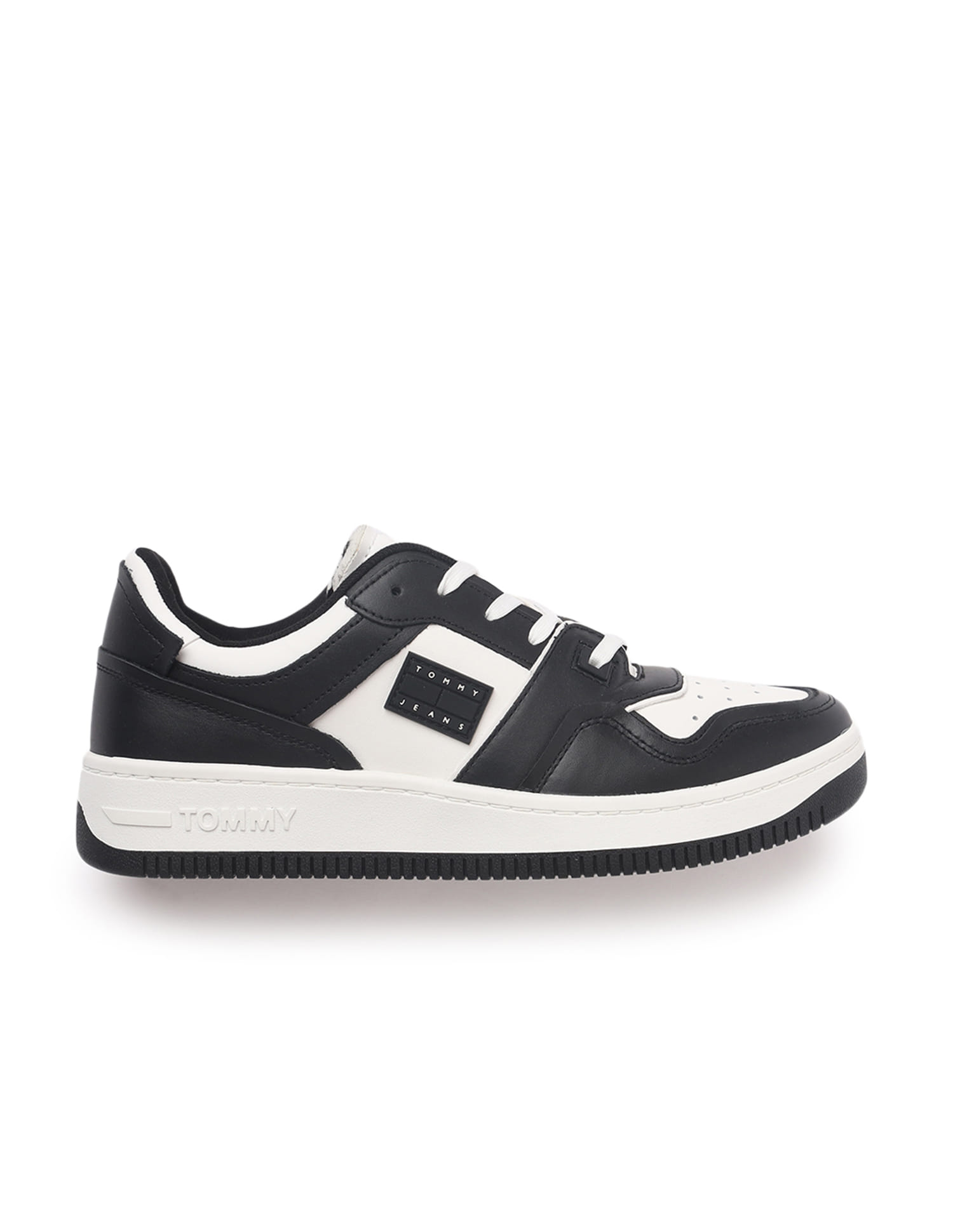 Buy Tommy Hilfiger Men Leather Basket Street Sneakers