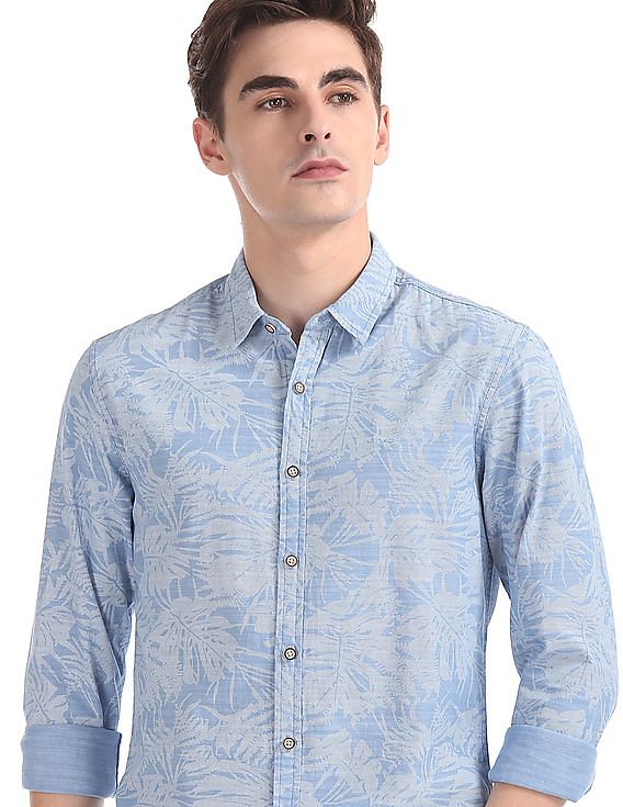 Flying Machine Regular Fit Printed Shirt