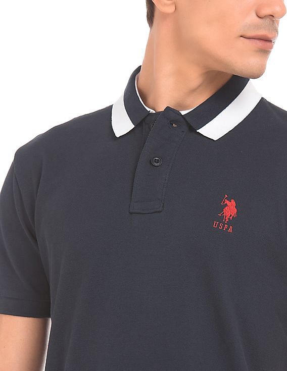 U.S. Polo Assn. Slim Fit Pique Polo Shirt