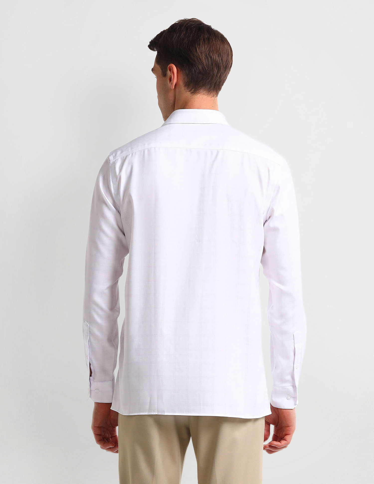 Arrow Long Sleeve Herringbone Regular Shirt