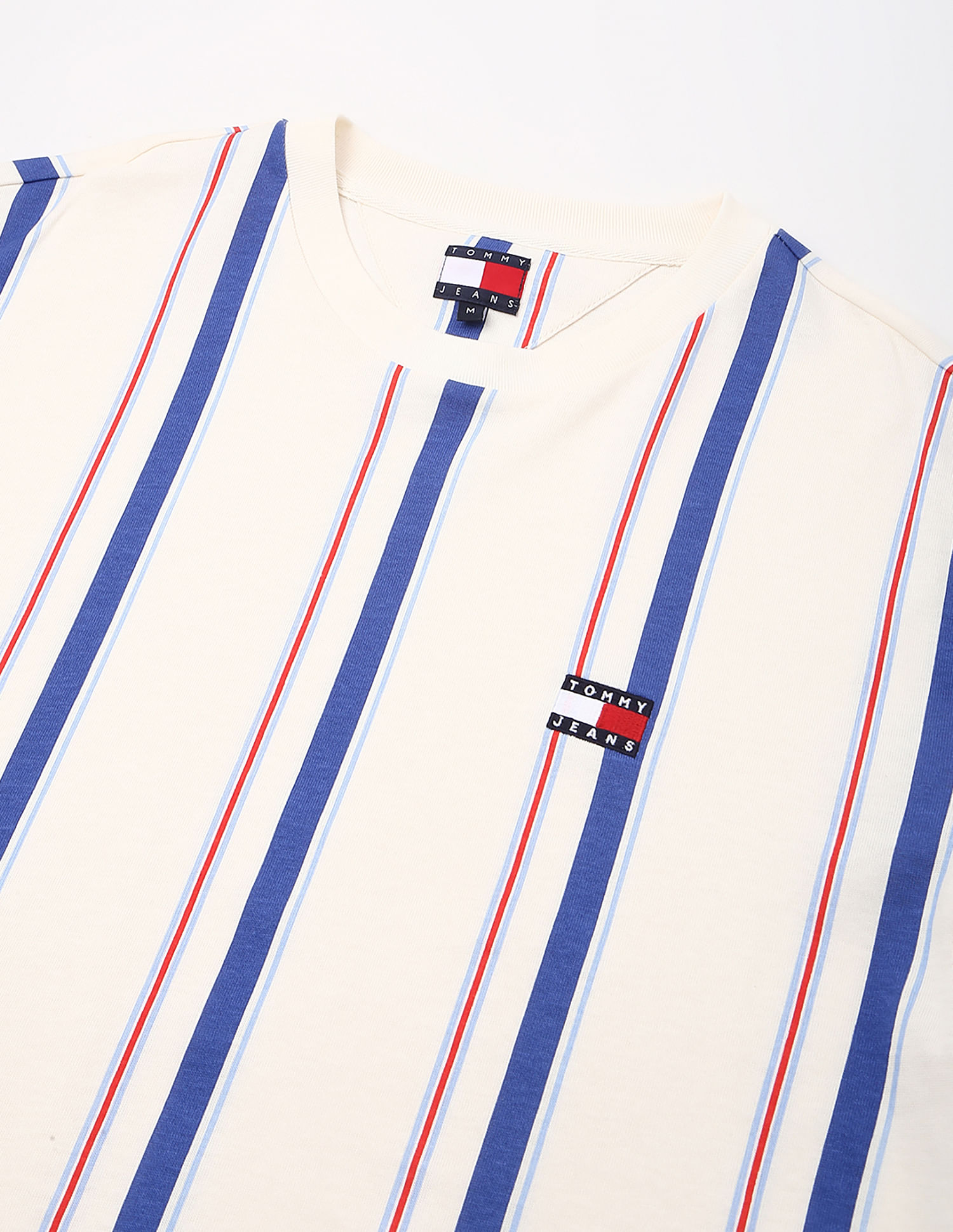 Tommy Hilfiger Striped Regular-Fit Cotton T-Shirt