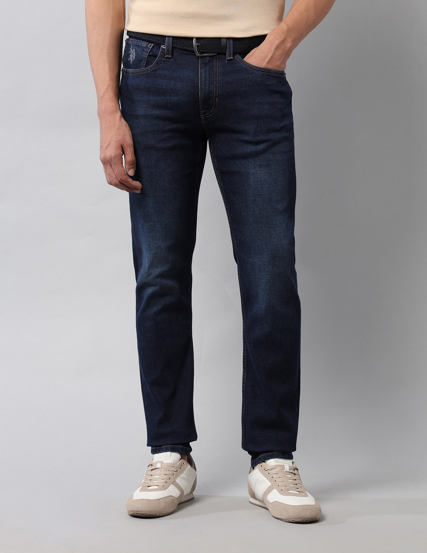 U.S. Polo Assn. Denim Co. Brandon Slim Tapered Fit Blue Jeans