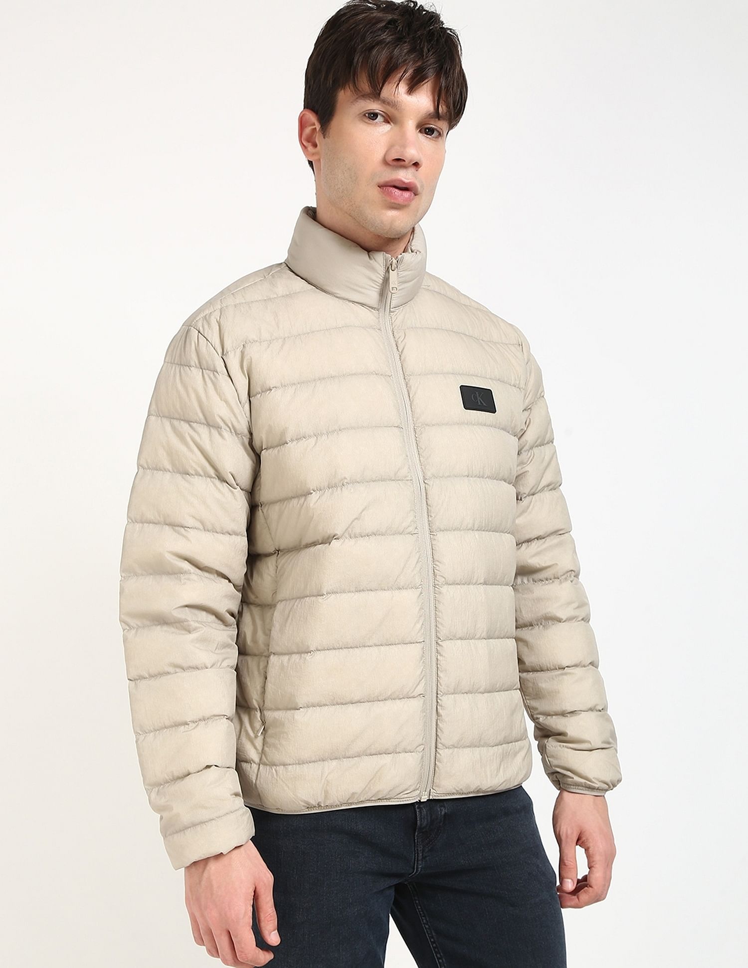 Calvin Klein Jeans Quilted Regular-Fit Nylon Jacket