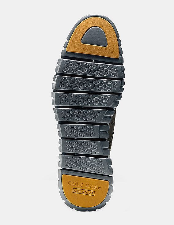 Buy Cole Haan Men Grey Zerogrand Wingtip Oxford Shoes