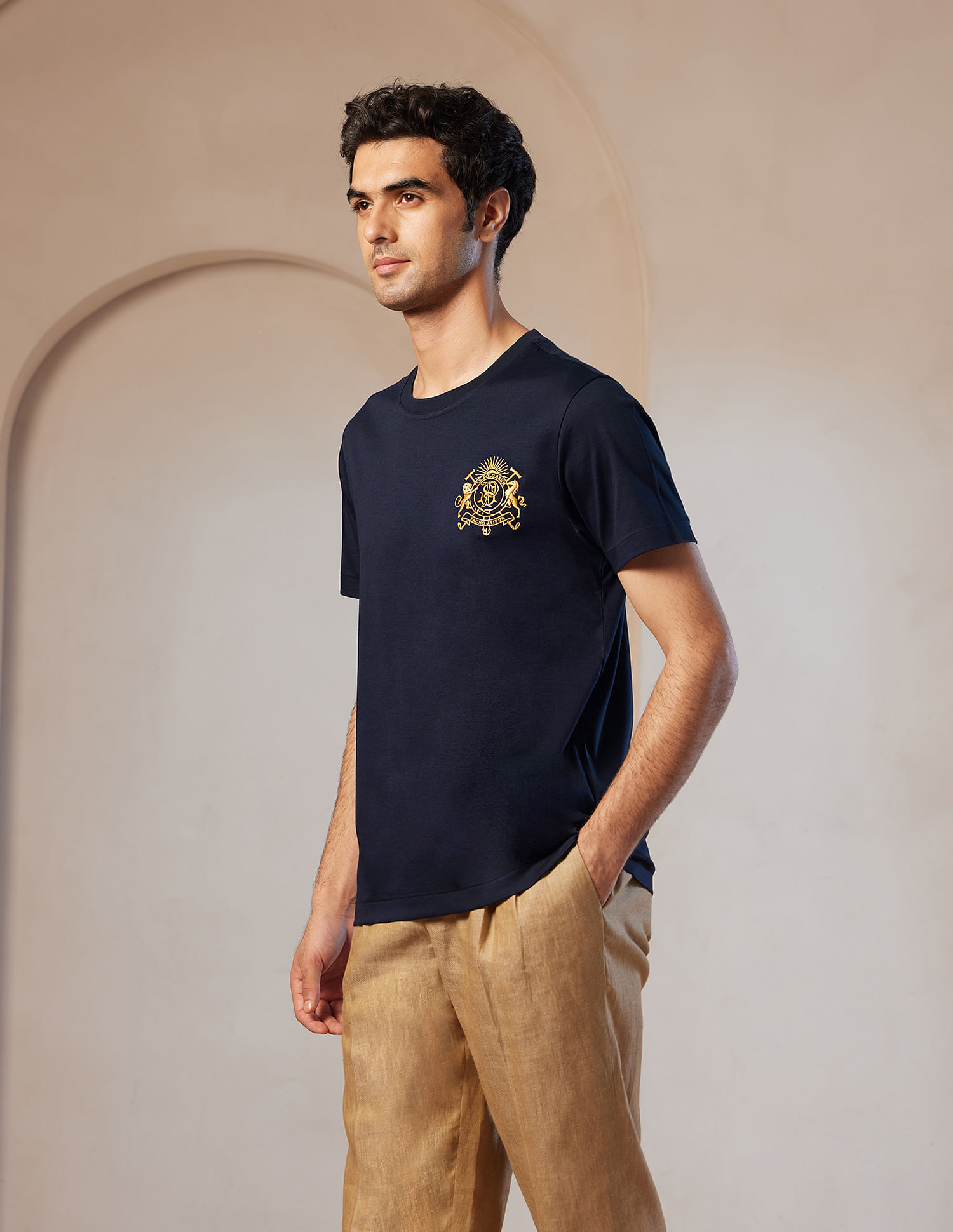 U.S. Polo Assn. Pacho X Crest Logo Slim Fit T-Shirt