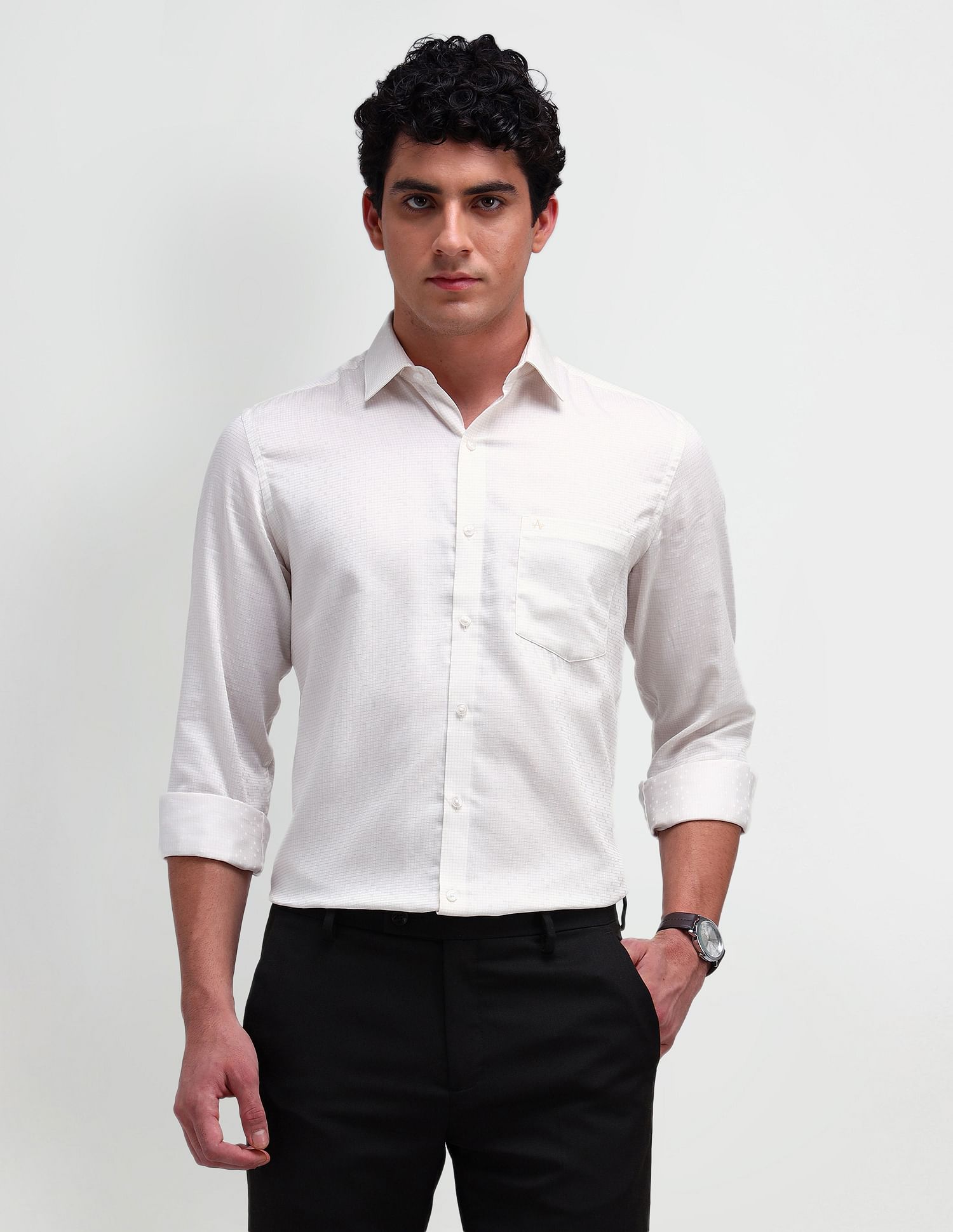 Arrow Liberty Classic Micro Checked Shirt
