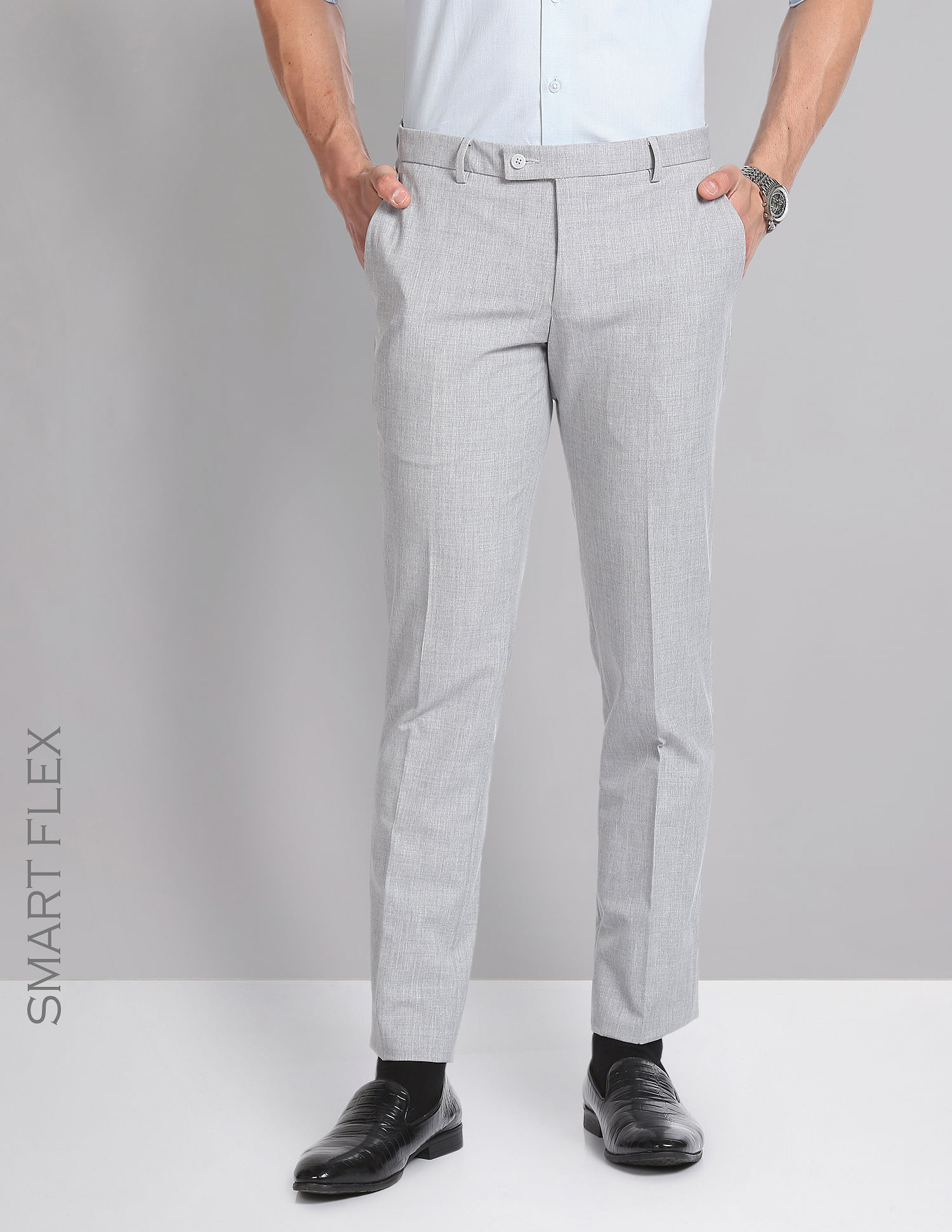 Buy Biagio Santaniello Light Grey Formal Trousers Online  484797  The  Collective