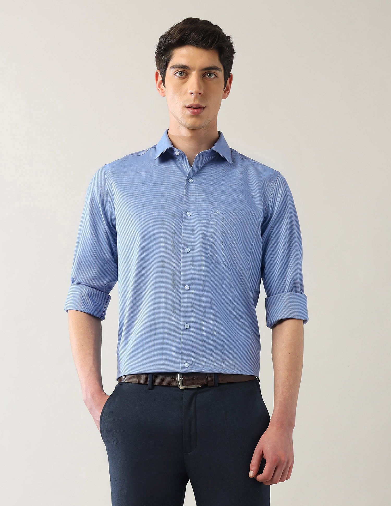 Arrow Manhattan Slim Fit Autopress Shirts