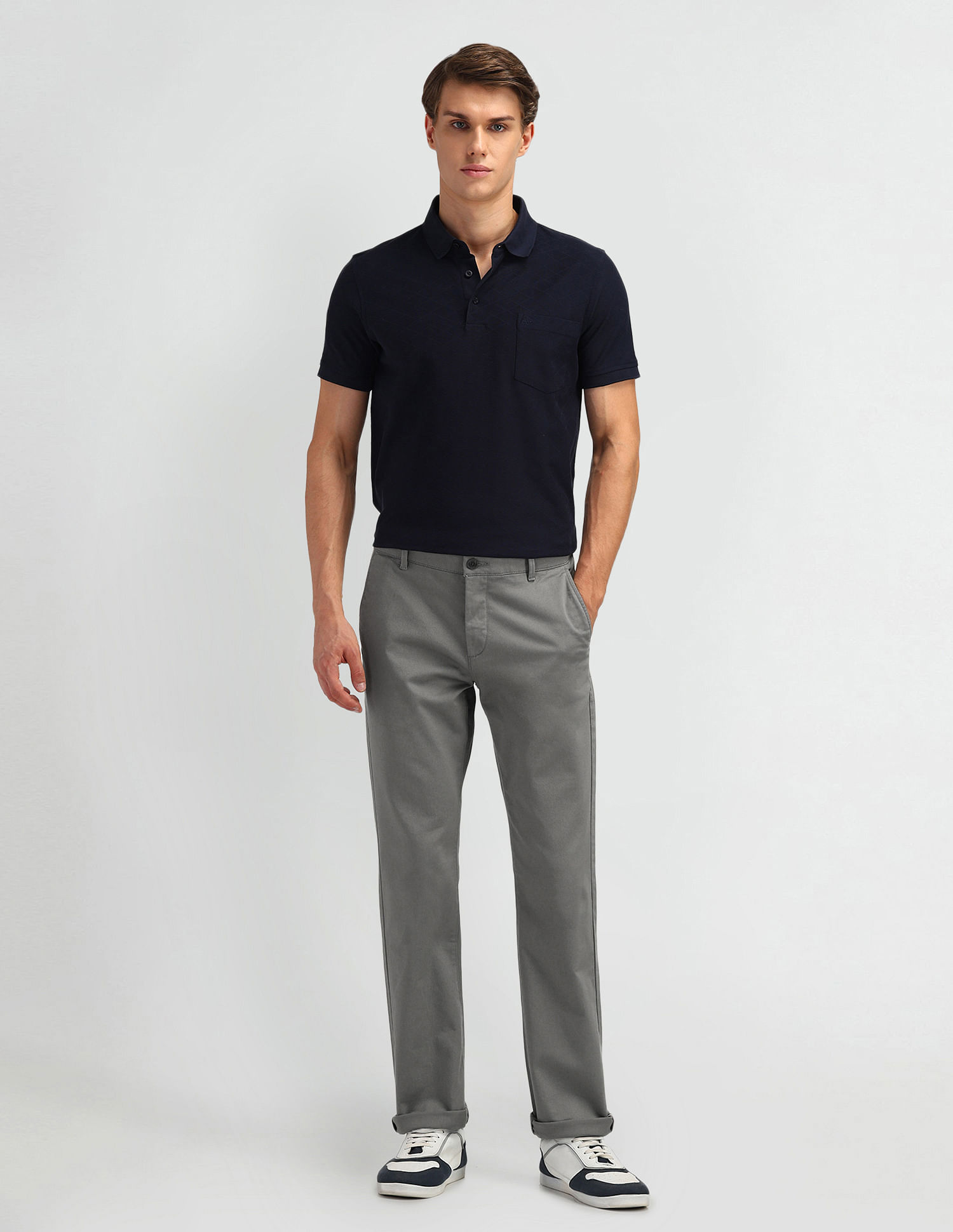 Arrow Sport Regular Fit Inner Web Detailed Trousers