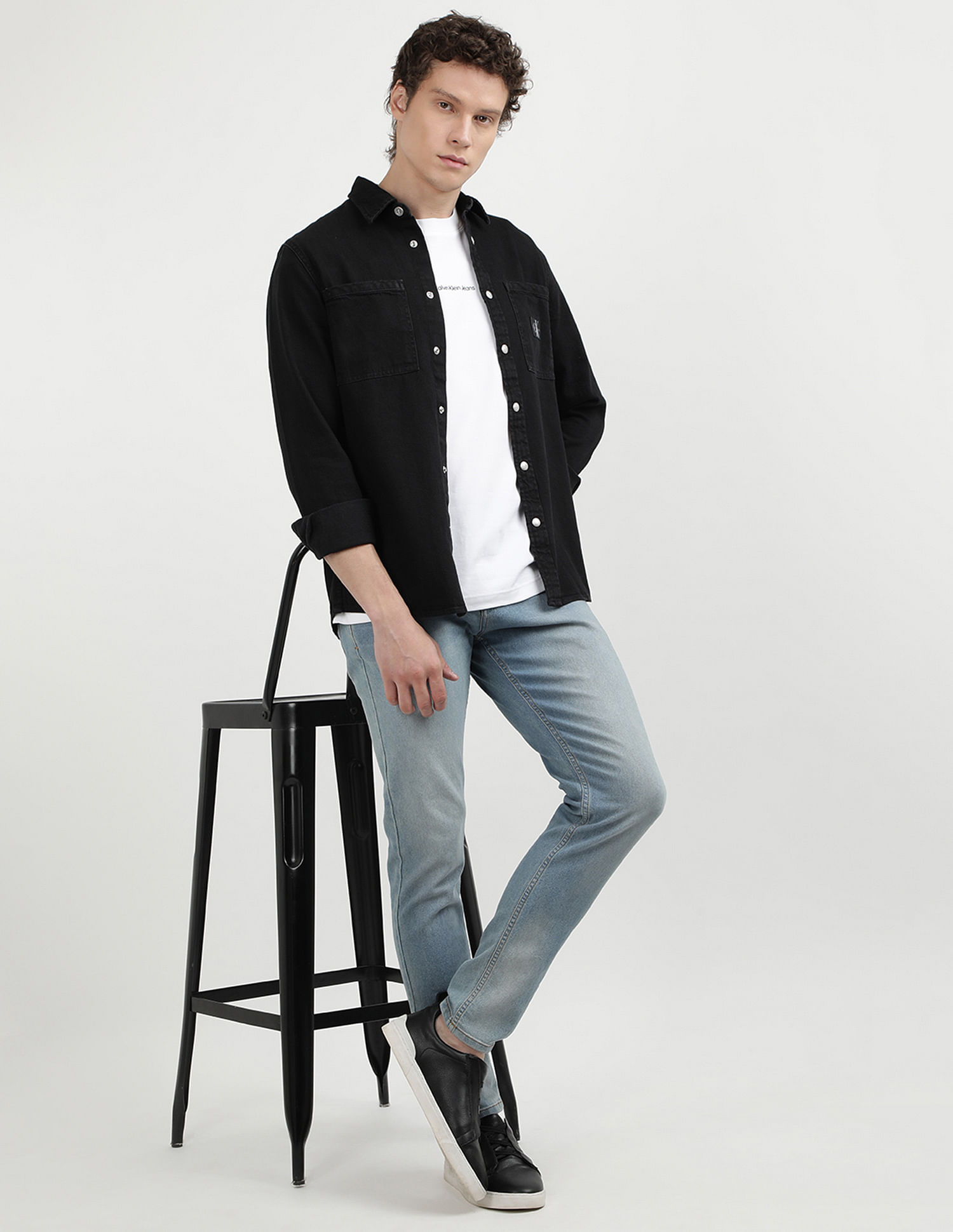 Calvin Klein Jeans Regular Fit Solid Shirt