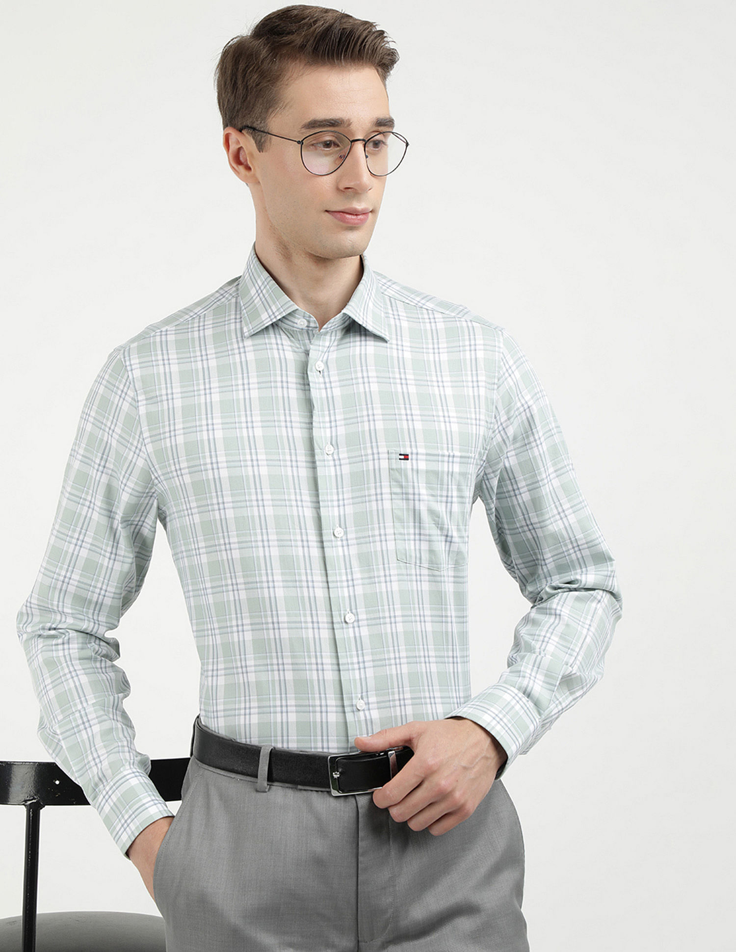 Tommy Hilfiger Light Twill Check Shirt