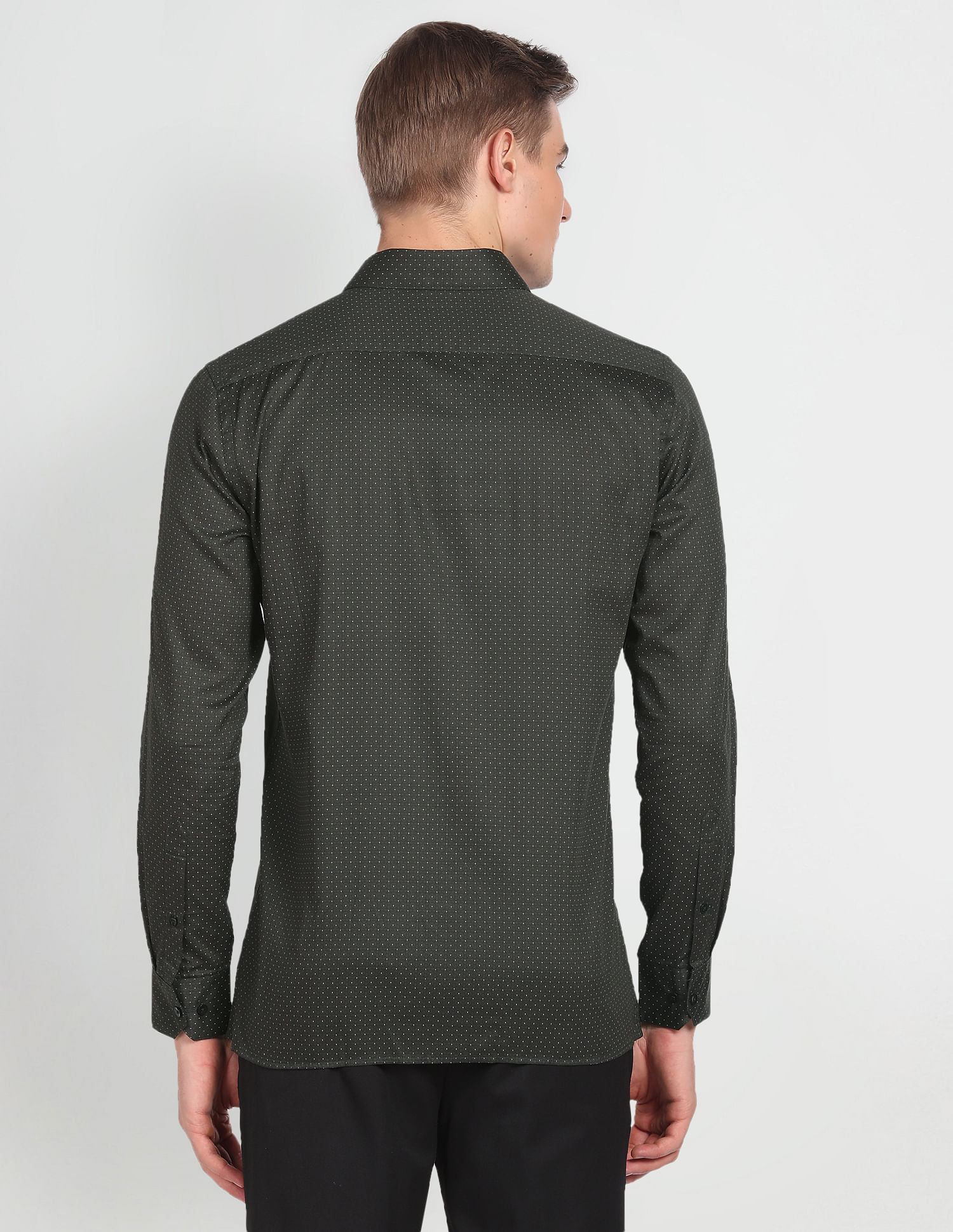 Arrow Classic Fit Geometric Print Shirt