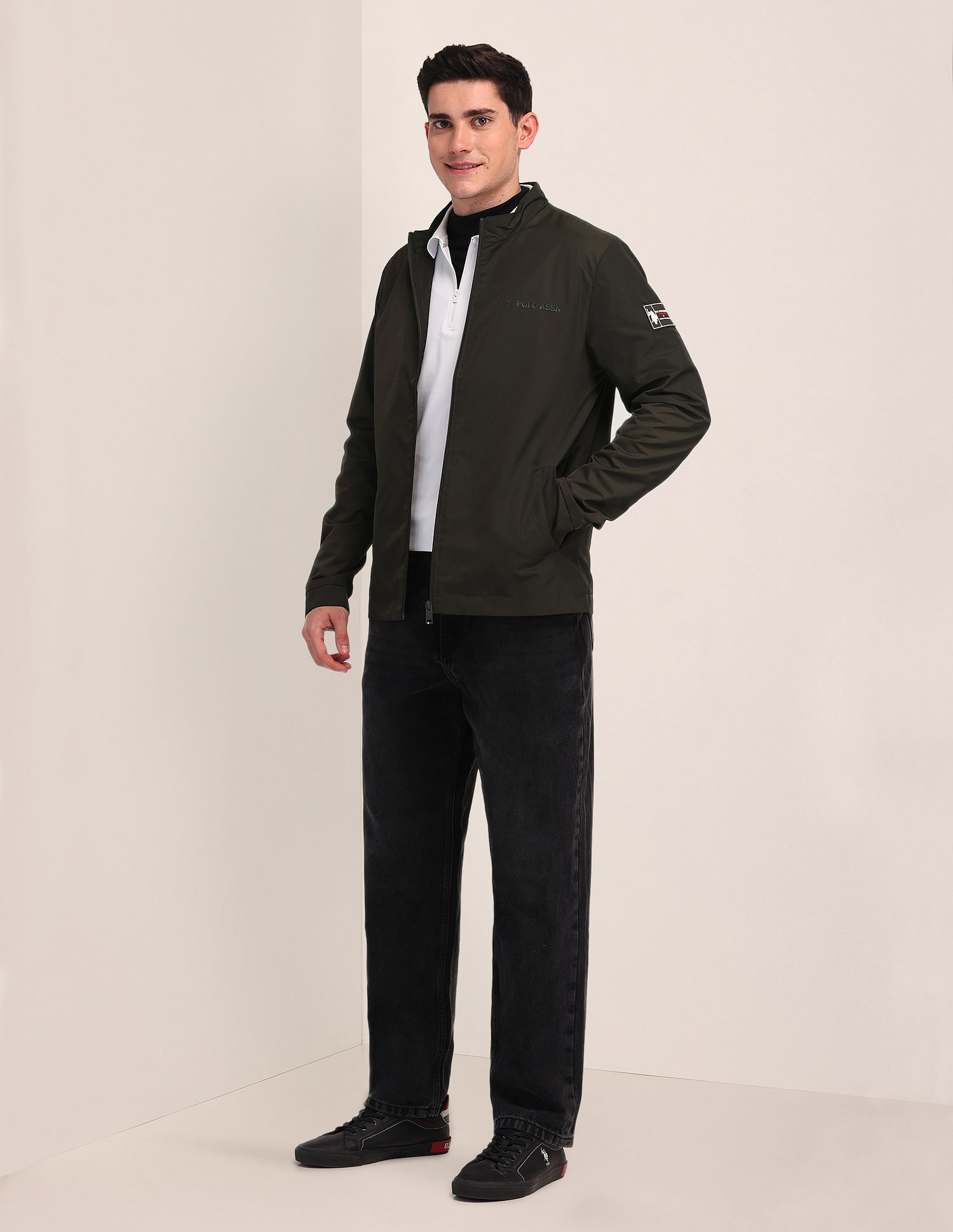U.S. Polo Assn. Solid Casual Jacket