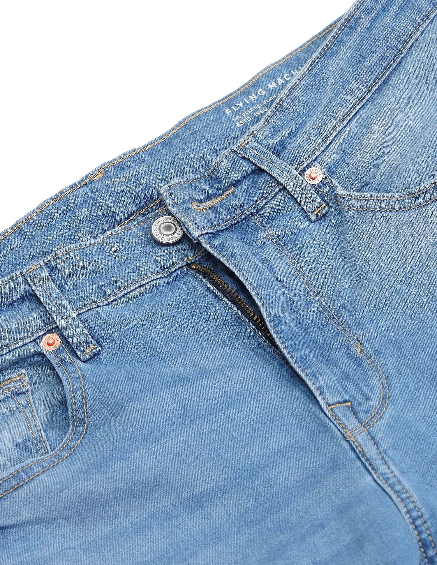 Flying Machine Slash Slim Tapered Jeans