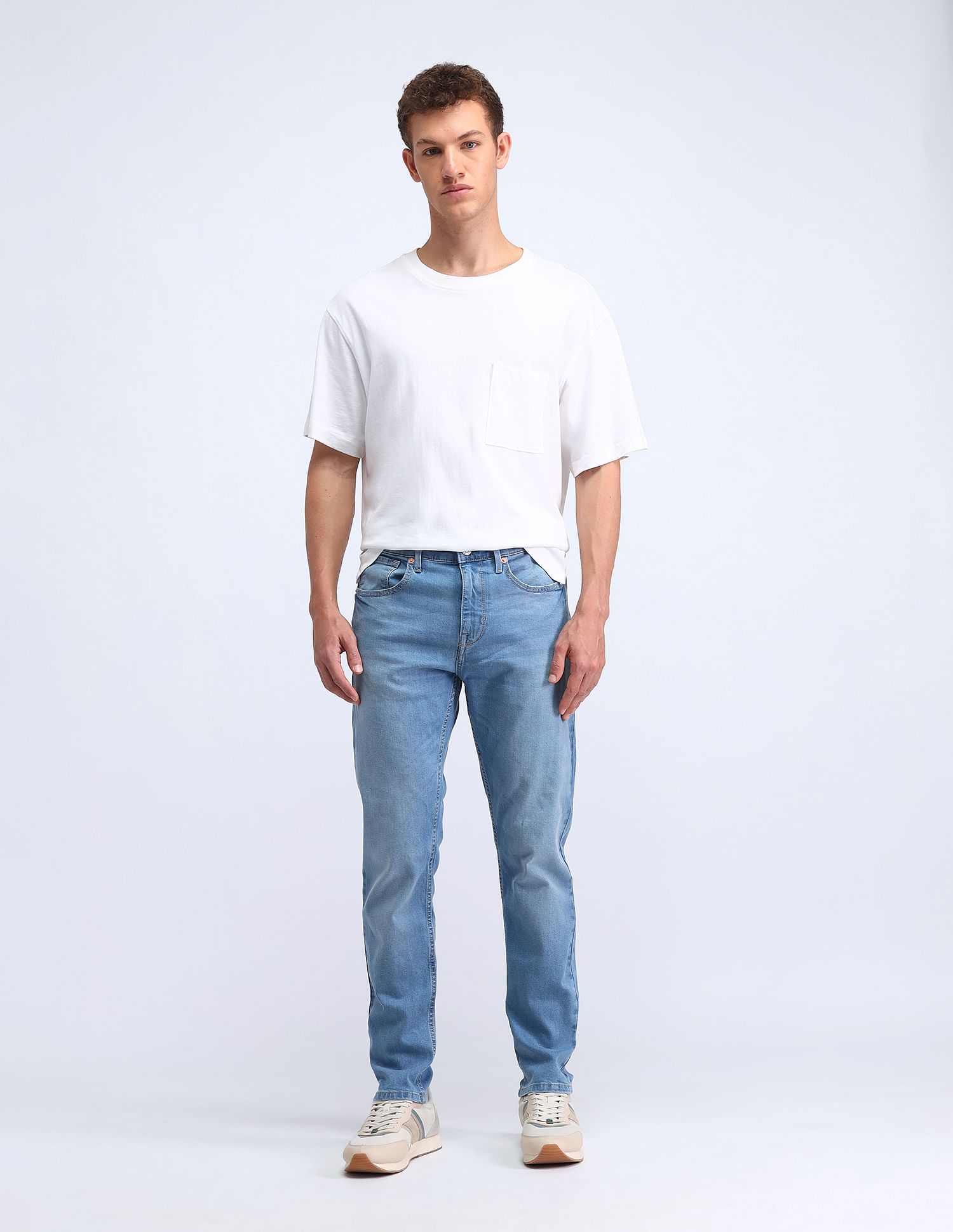 Flying Machine Slash Slim Tapered Jeans