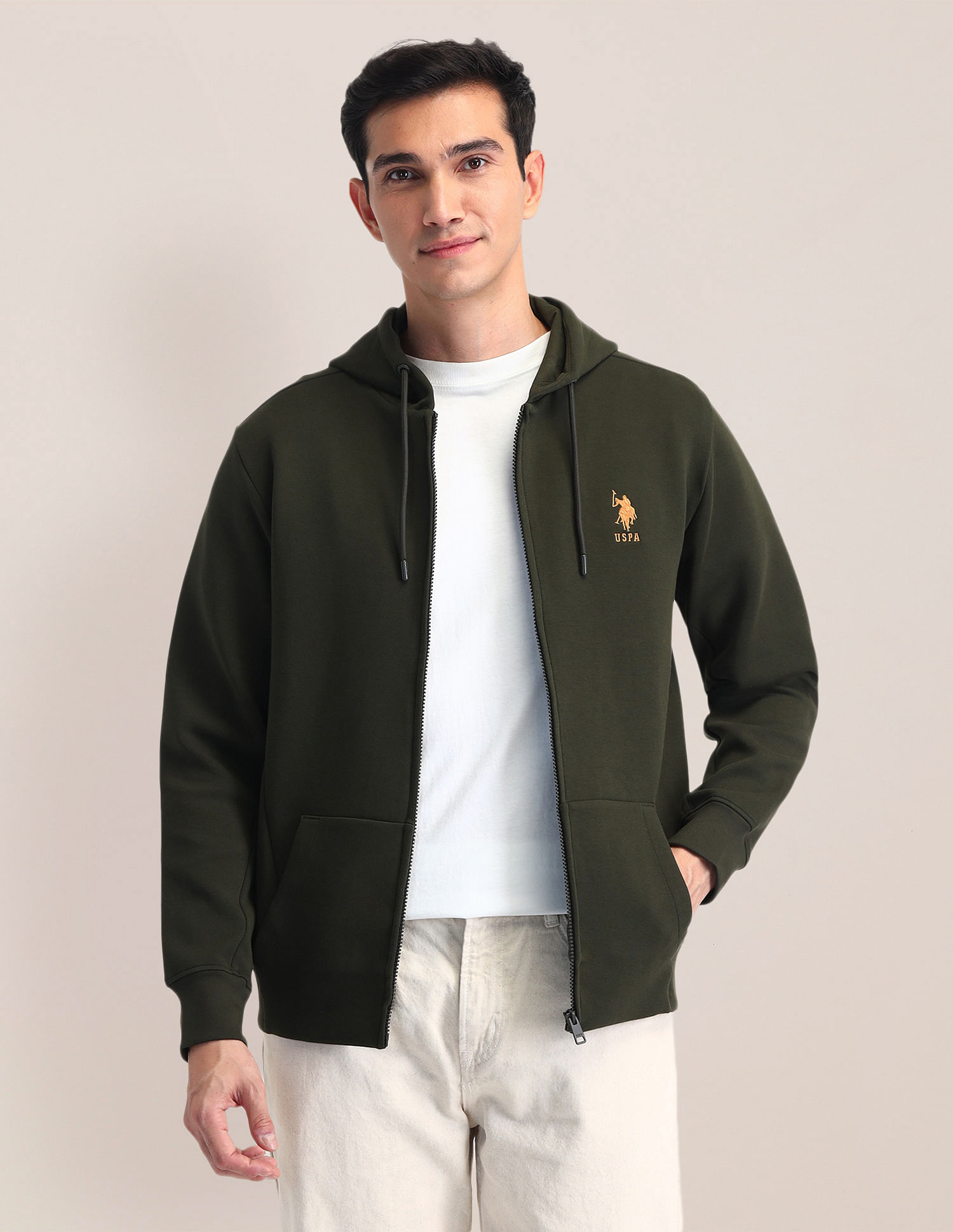 U.S. Polo Assn. Hooded Regular Fit Sweatshirt