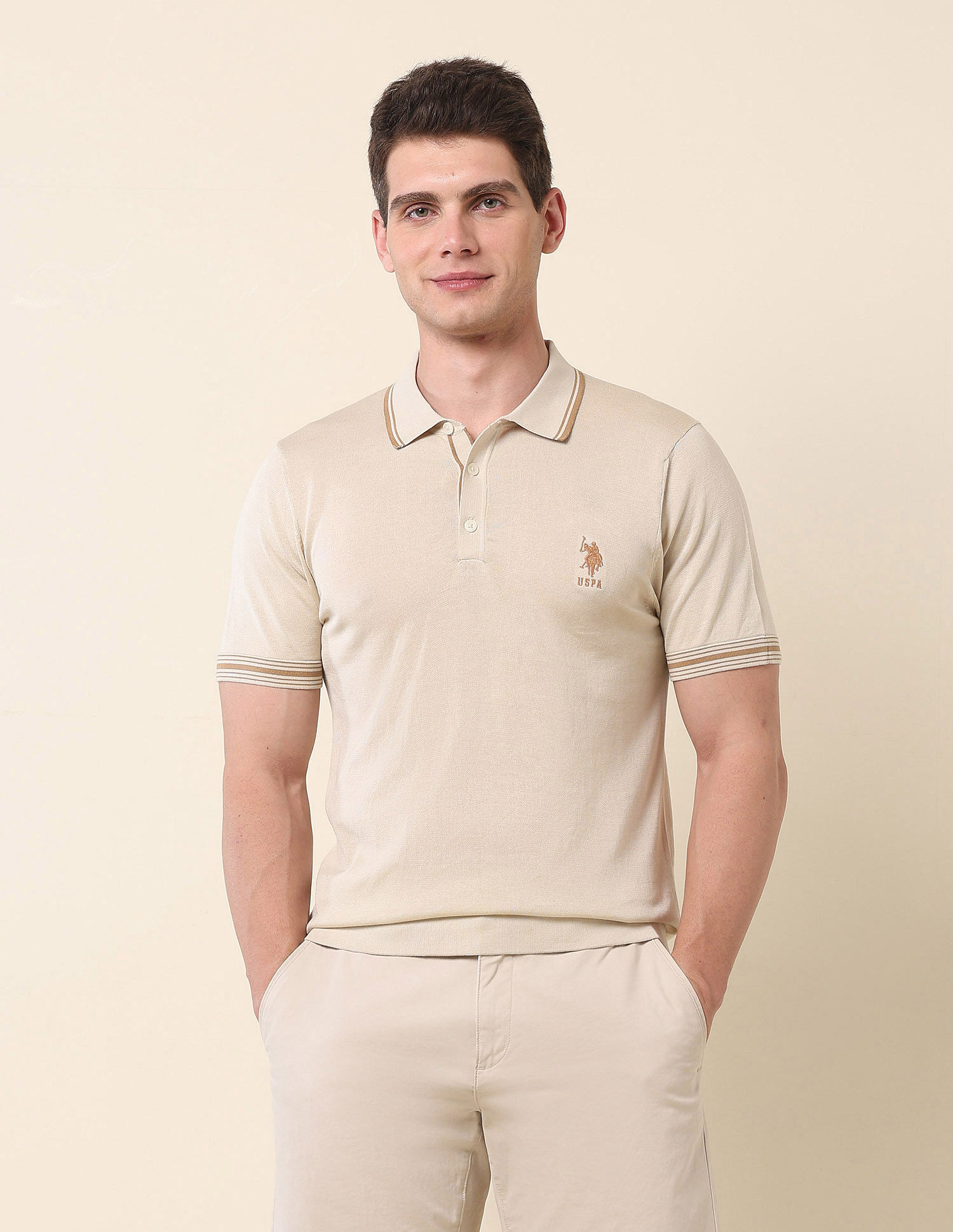 U.S. Polo Assn. Solid Monochrome Polo Shirt