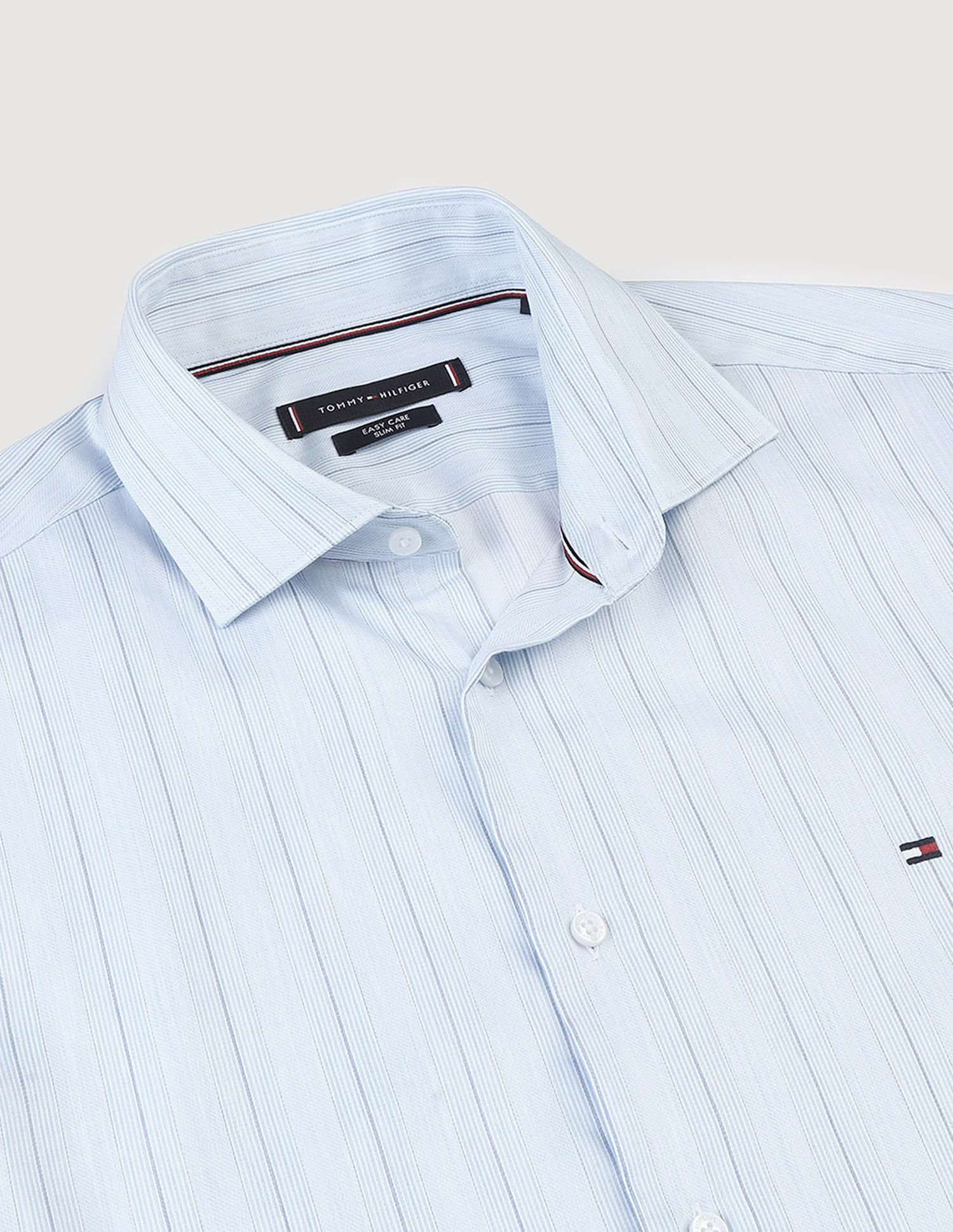 Tommy Hilfiger Melange Striped Slim Fit Shirt