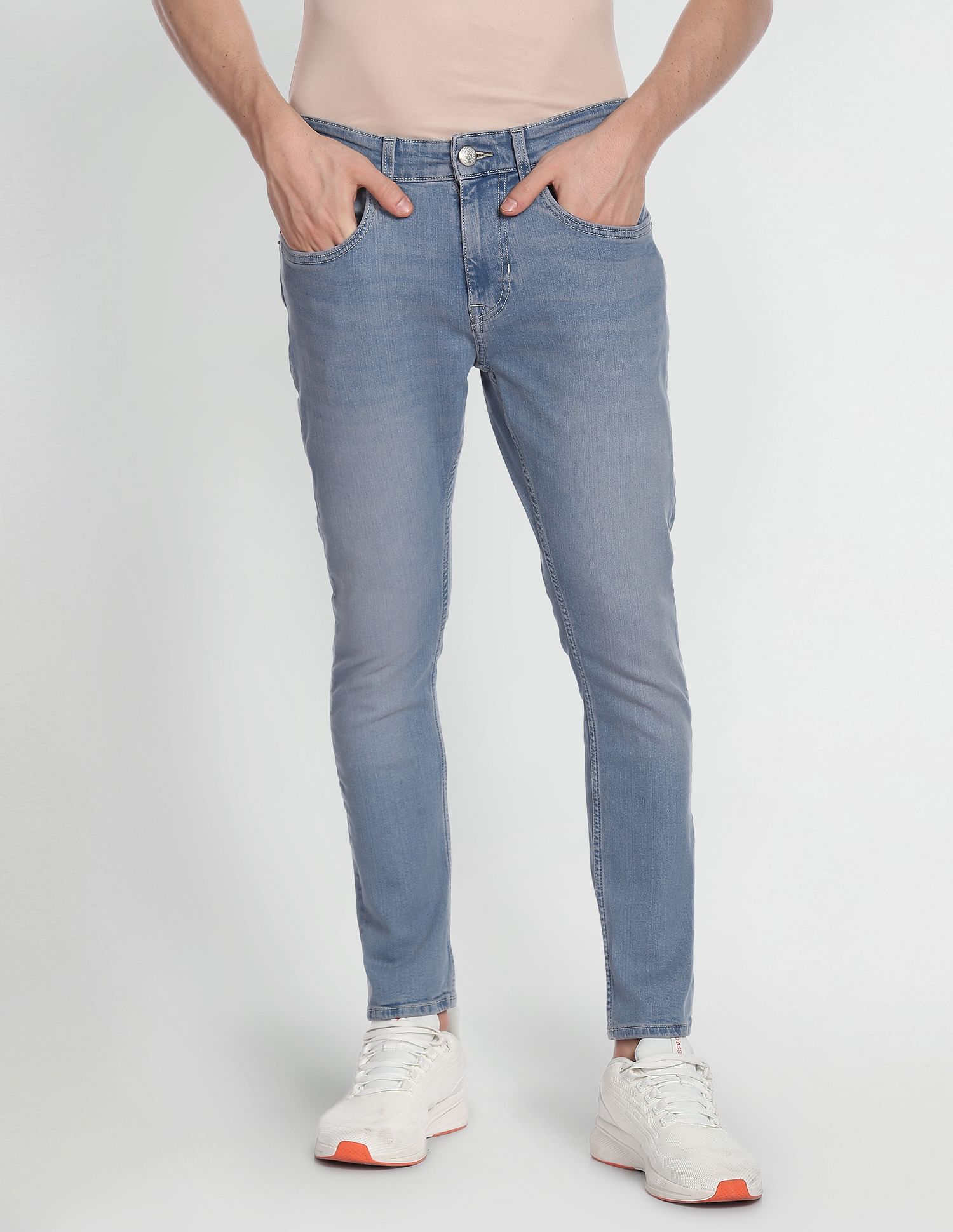 U.S. Polo Assn. Denim Co. Henry Cropped Fit Blue Jeans