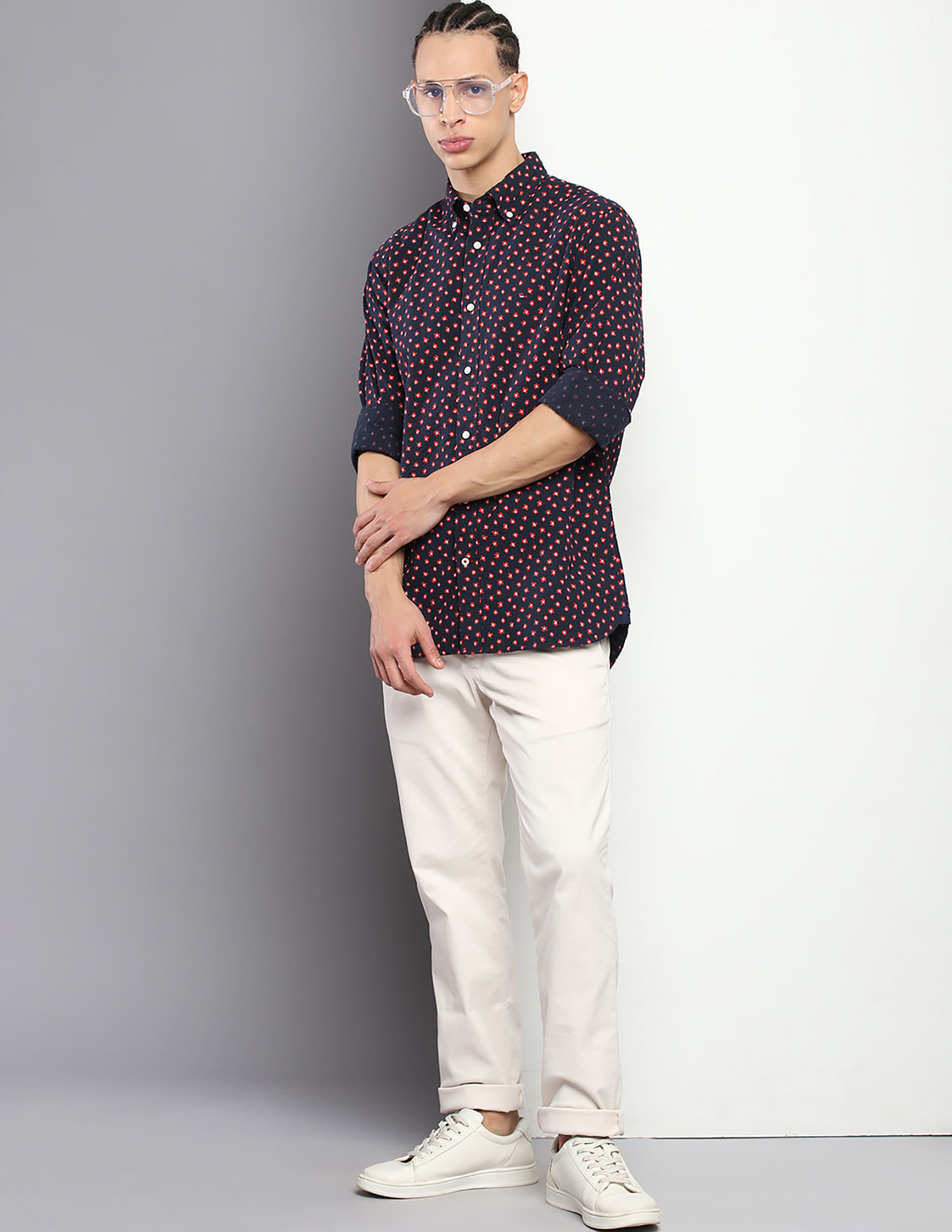 Tommy Hilfiger Floral Print Regular Fit Shirt