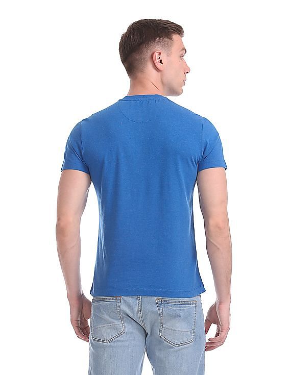 U.S. Polo Assn. Heathered Henley T-Shirt
