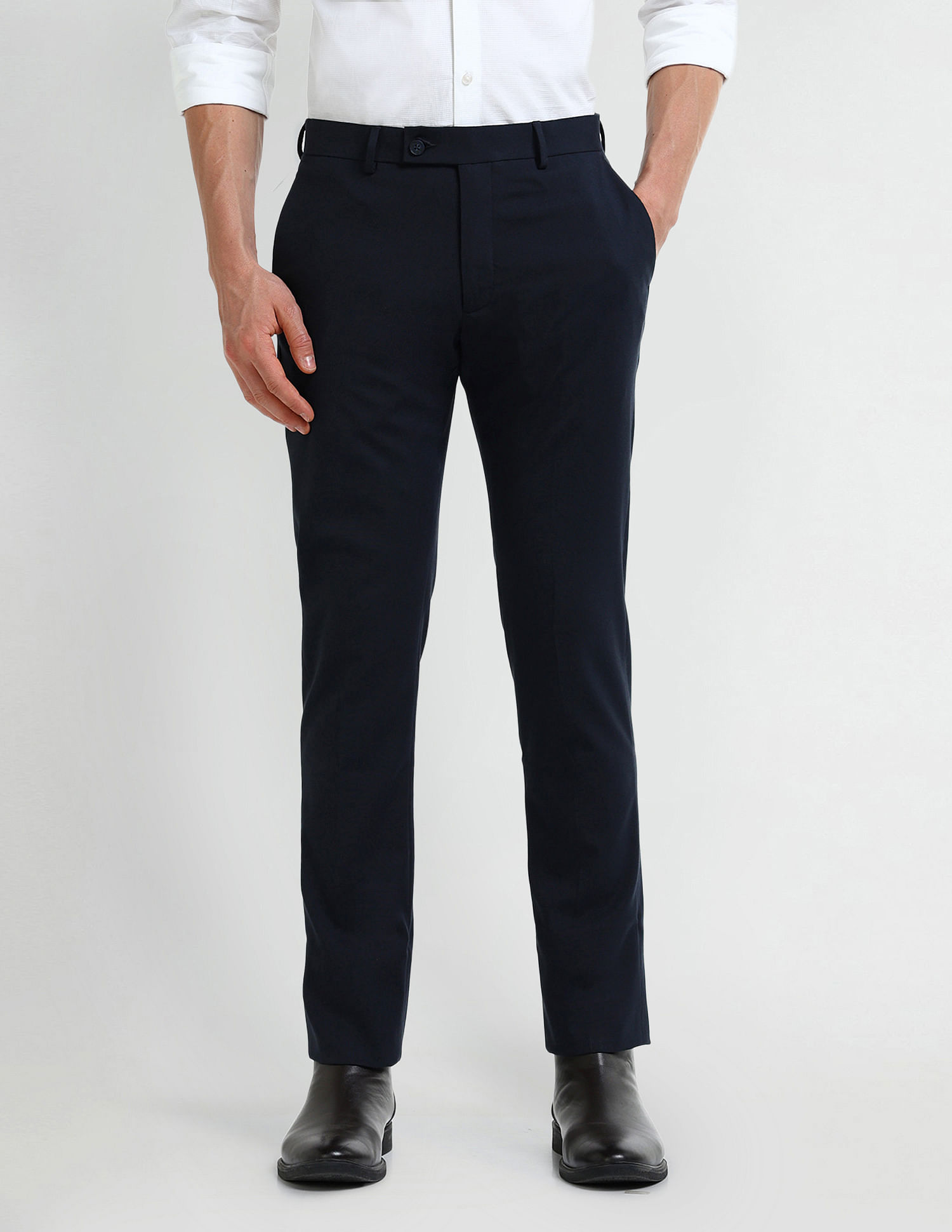 Arrow Tapered Fit Regular Trousers