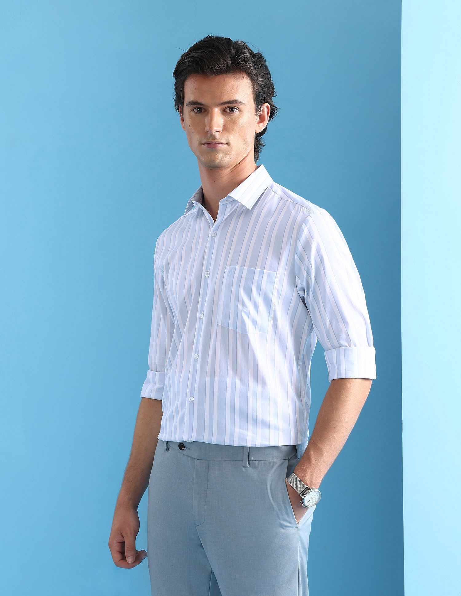 Arrow Liberty Classic Fit Velocity Twill Shirt