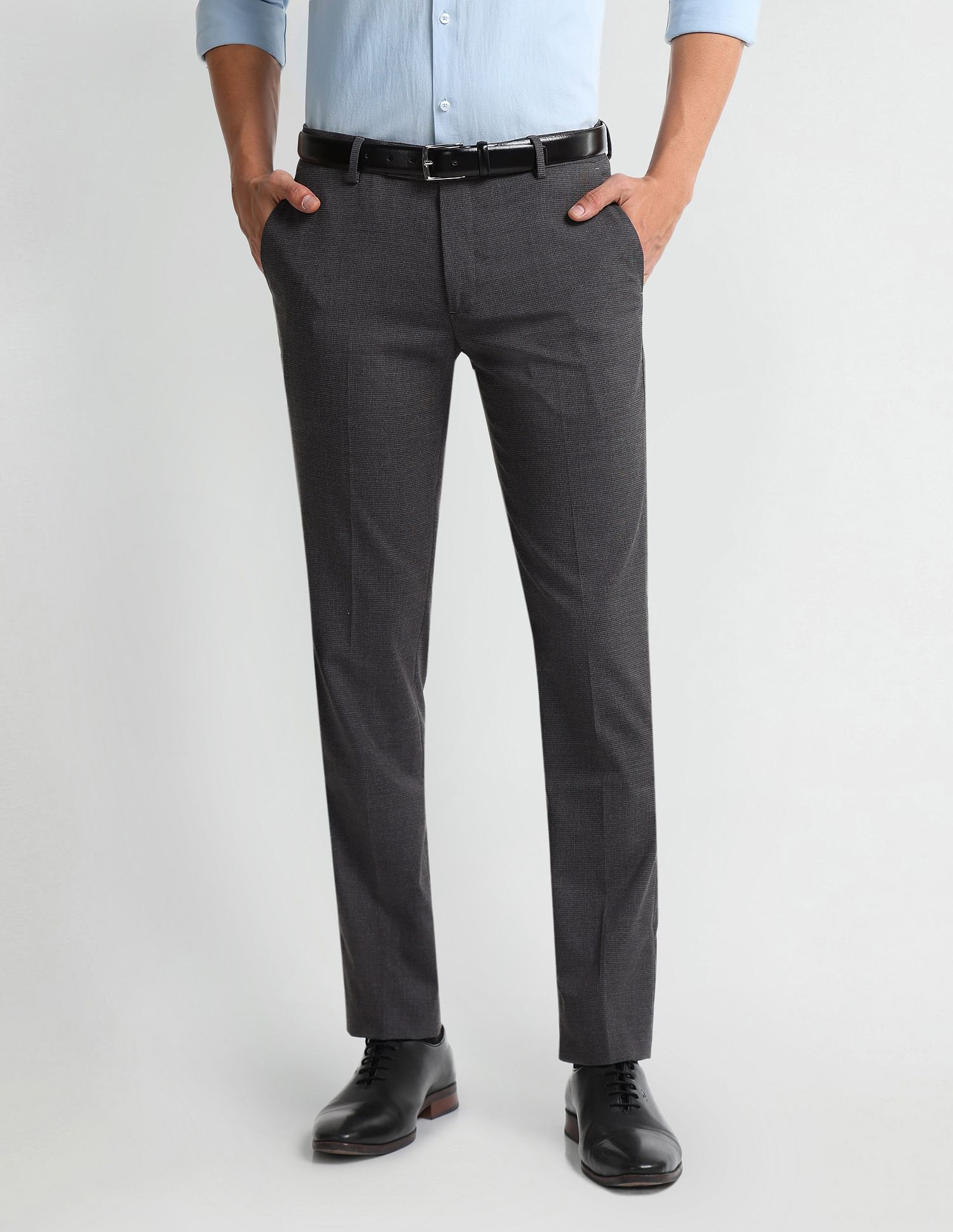 Arrow Heathered Dobby Trousers