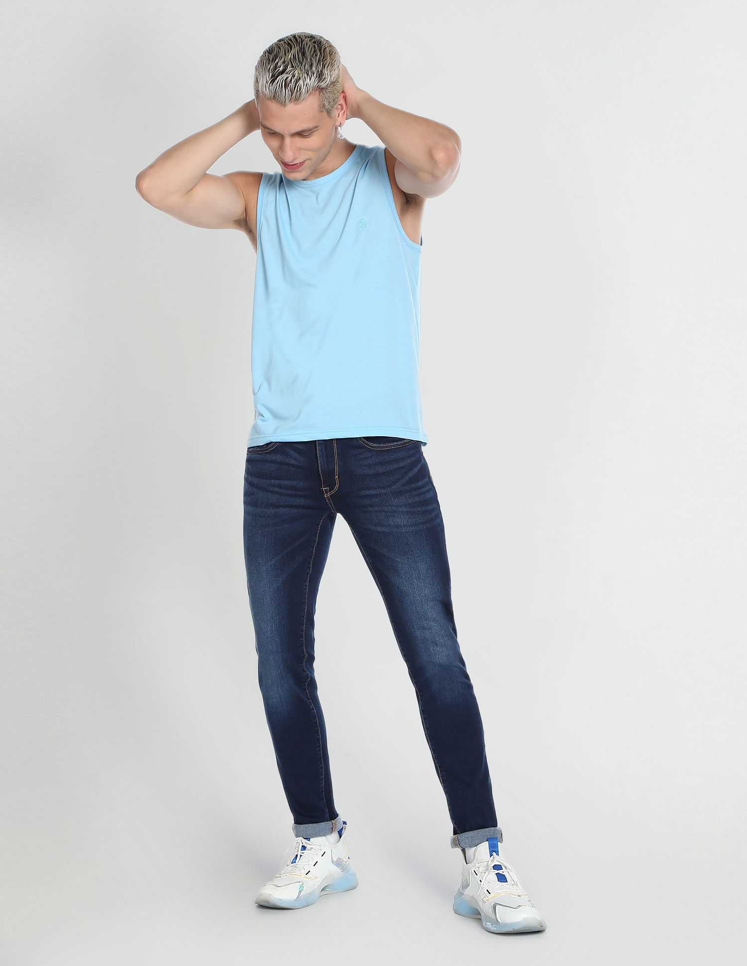 Flying Machine Jackson Skinny Fit Mid Rise Jeans