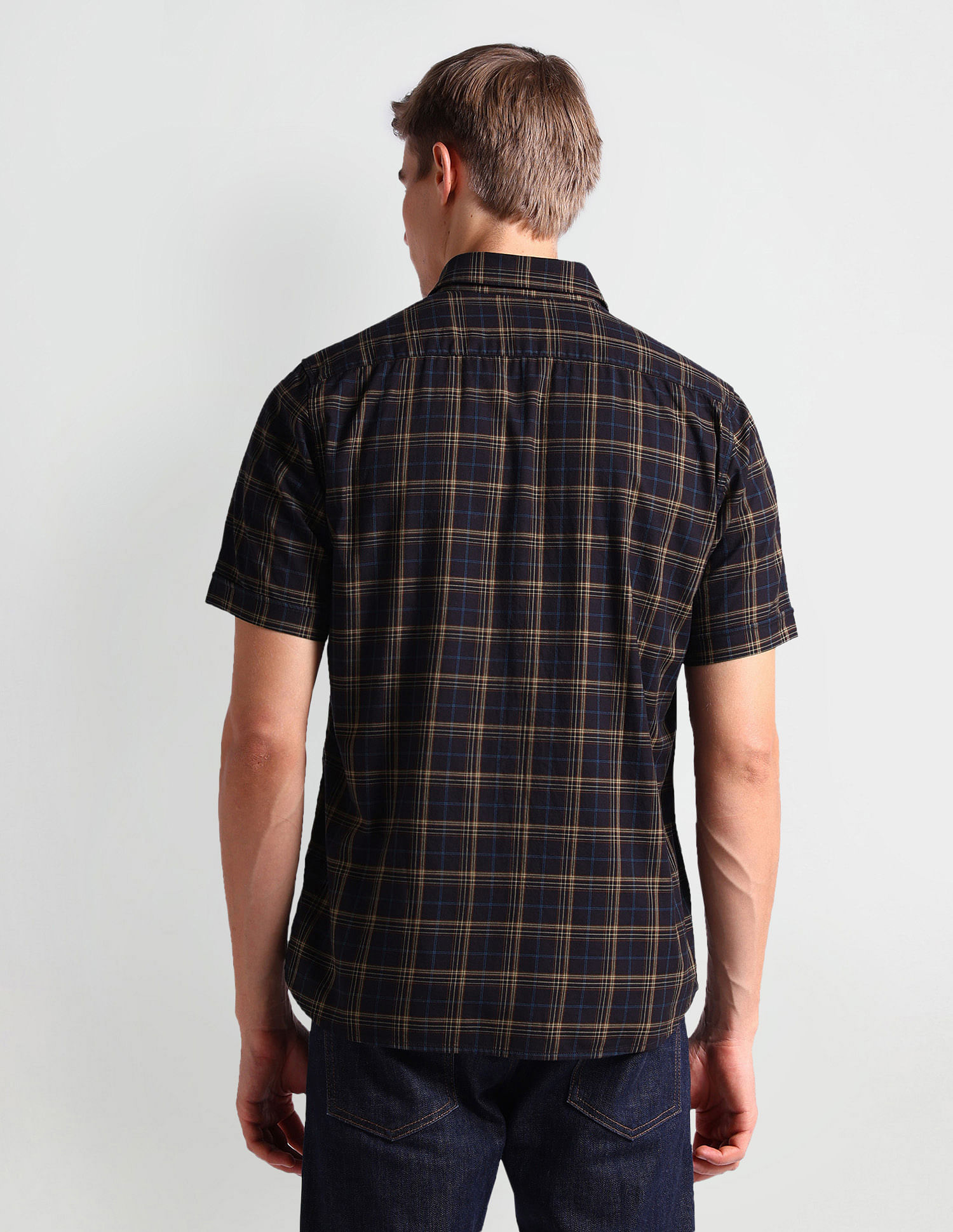 Arrow Sports Twill Tartan Check Shirt