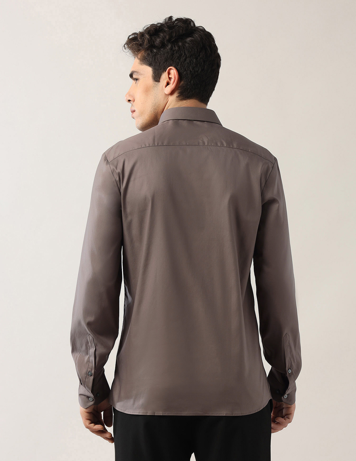 Arrow Newyork Textured Brooklyn Ultra Slim Fit Shirt